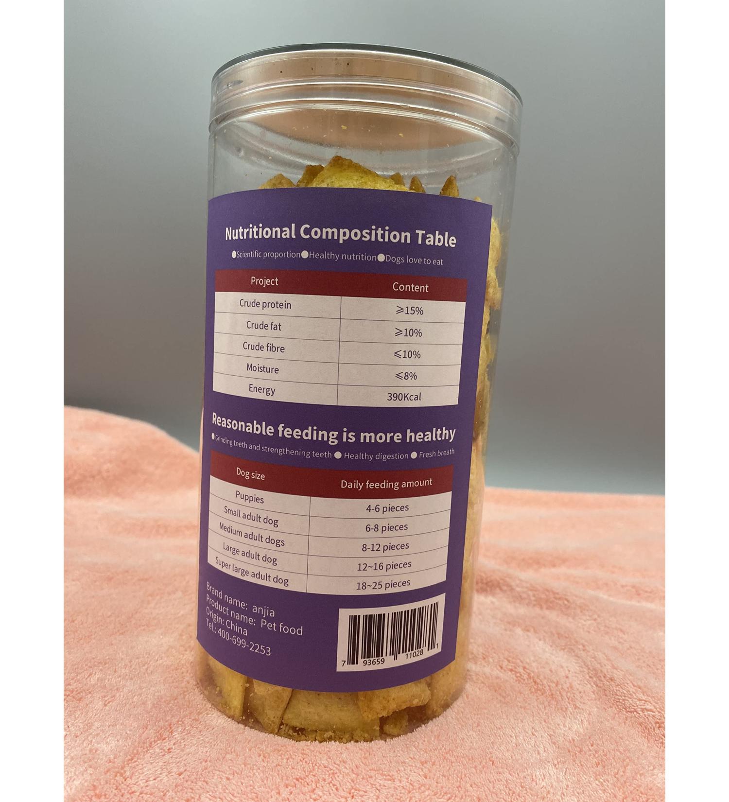 anjia Pet Food Daily Essential Natural Pet Snacks Pet Training Bonus Snacks Training Reward Biscuit - Buy Online on GoSupps.com