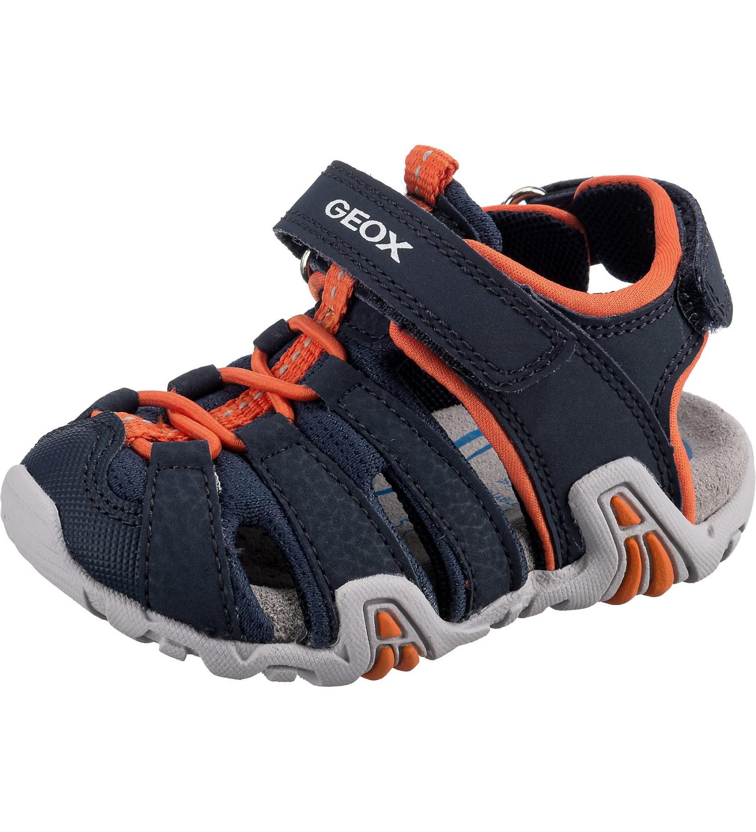 Geox Baby Boy's B Sandal Kraze 7 UK Child Navy Orange - Buy Online on GoSupps.com