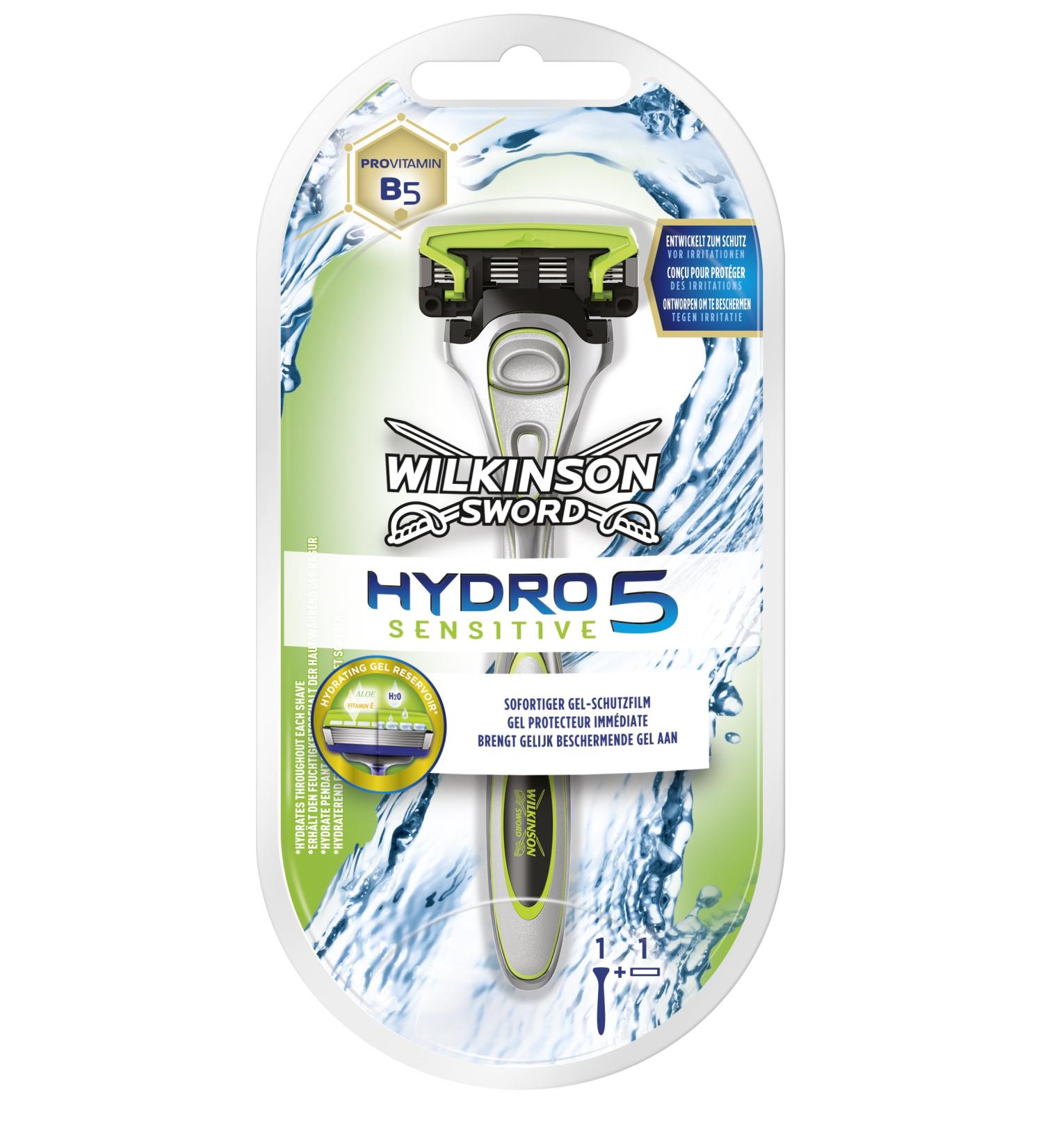 Wilkinson Sword Hydro 5 Sensitive Men's Razor - 1 Piece Pack for Ultimate Comfort | Buy Internationally - Buy Online on GoSupps.com