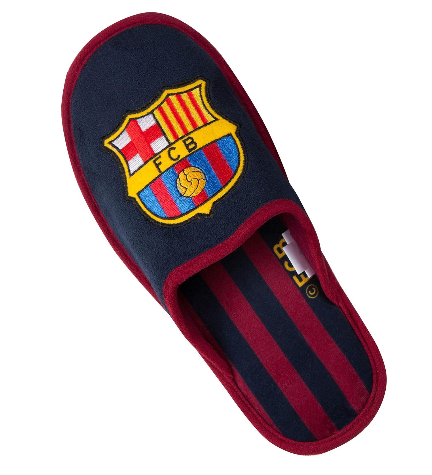 Men's Bar a slippers official FC Barcelona product adult size 39 EU Blue