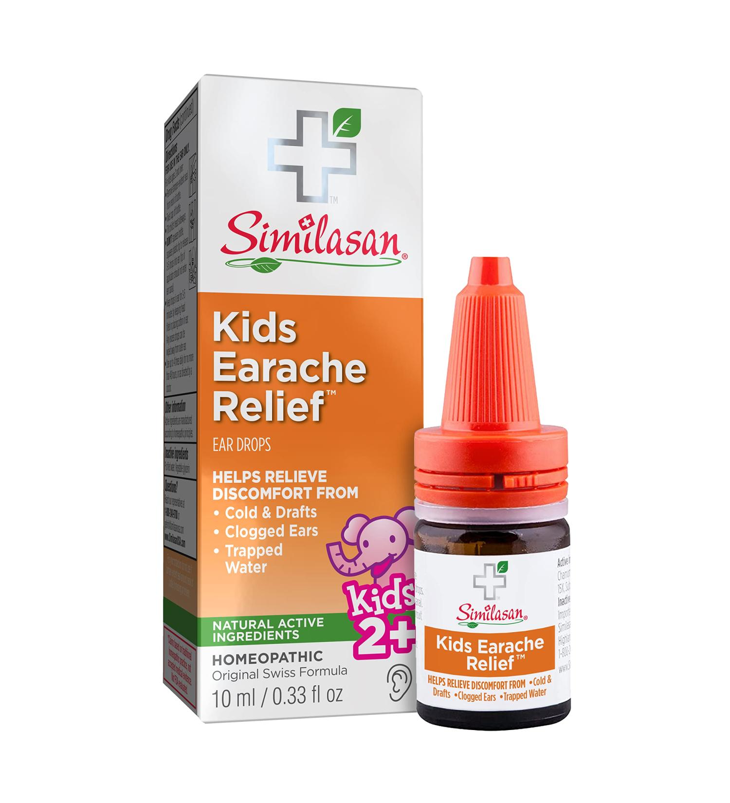 Buy Similasan Kids Ear Relief Drops 0.33 oz - Fast & Gentle Pain Relief | International Shipping Available - Buy Online on GoSupps.com