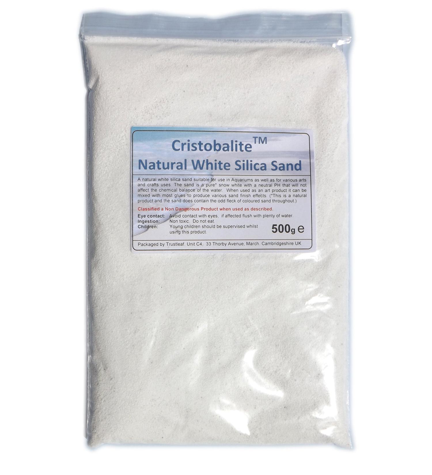 Trustleaf 500g White Decorative Sand * Suitable for Aquariums