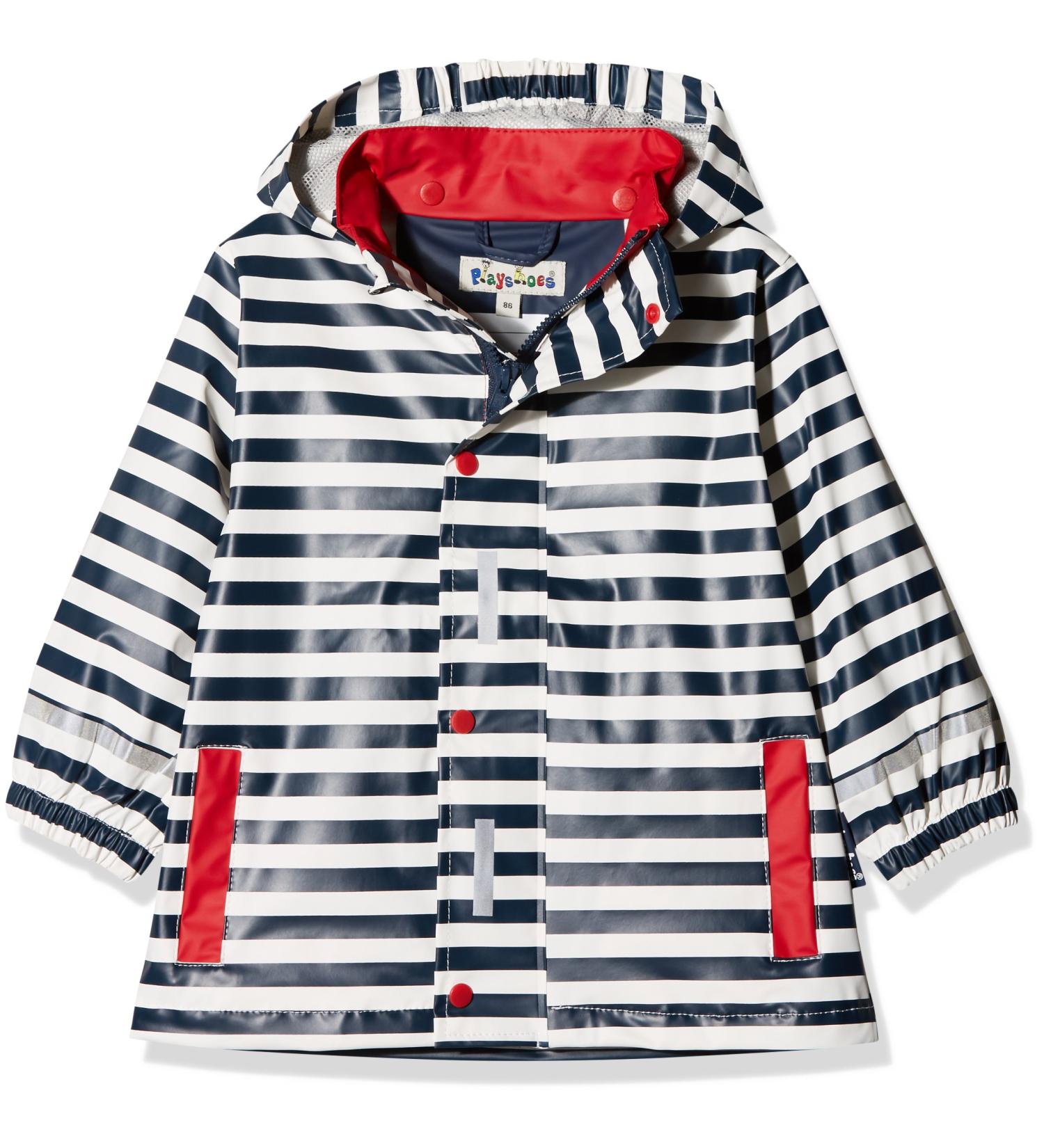 Playshoes Unisex Kid's Raincoat - Wind and Waterproof Rainwear 98 Maritim - Buy Online on GoSupps.com