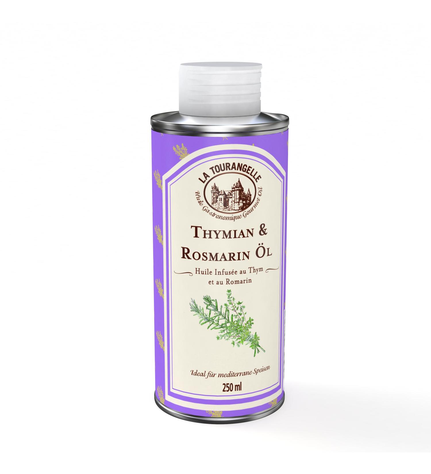 La Tourangelle Thyme & Rosemary Oil - Pack of 3 (750 ml) | Premium Culinary Oil for Cooking & Dressings - Buy Online on GoSupps.com
