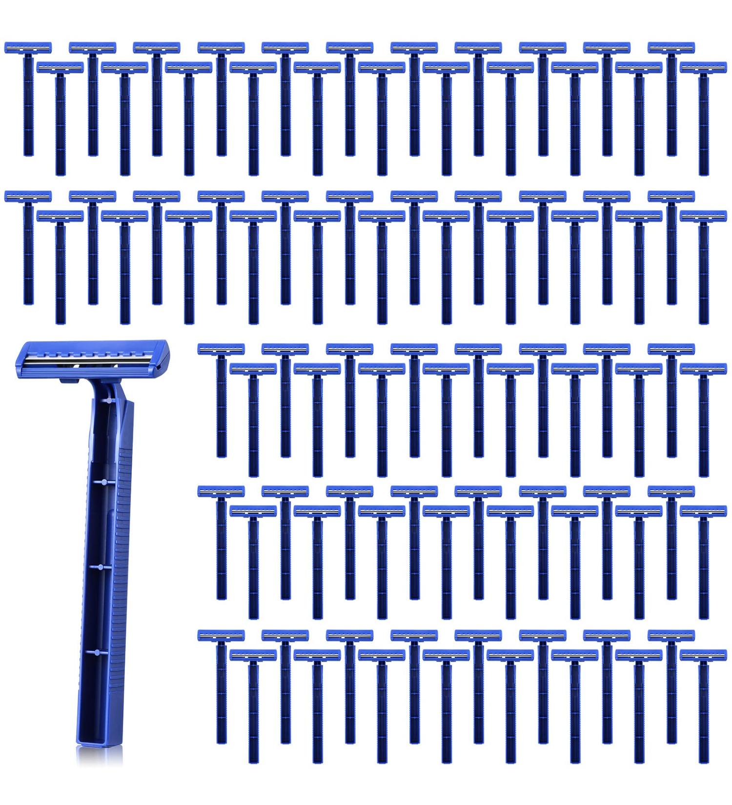288 Disposable Twin Blade Razors - Individually Wrapped Stainless Steel for Men & Women | Hotel & Travel Beauty Supplies - Buy Online on GoSupps.com
