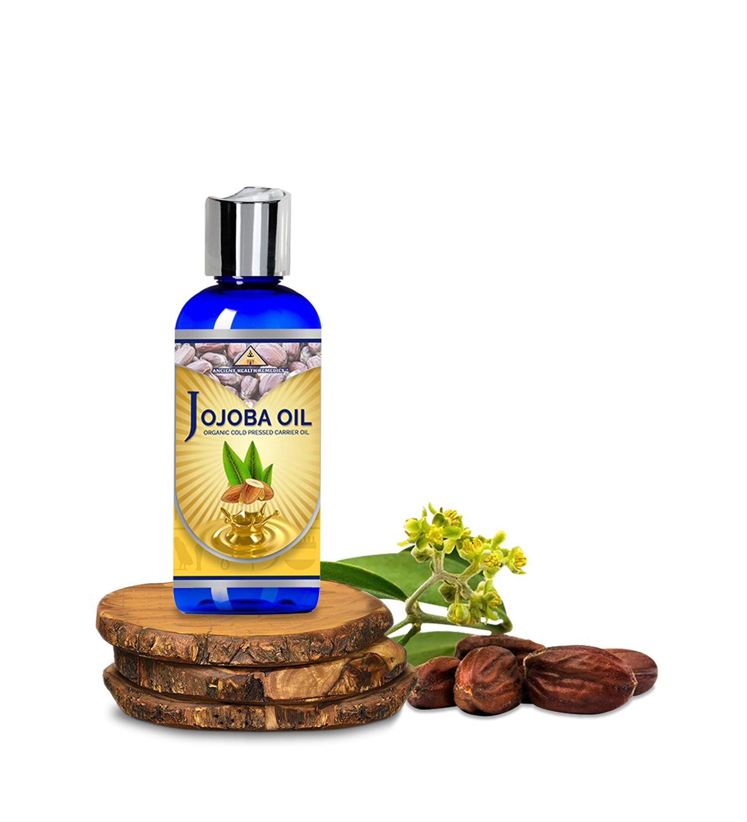 Organic Cold Pressed Jojoba Oil 4 oz - Hair Growth, Moisturizing, DIY Beauty - Bulk Wholesale from India - Buy Online on GoSupps.com