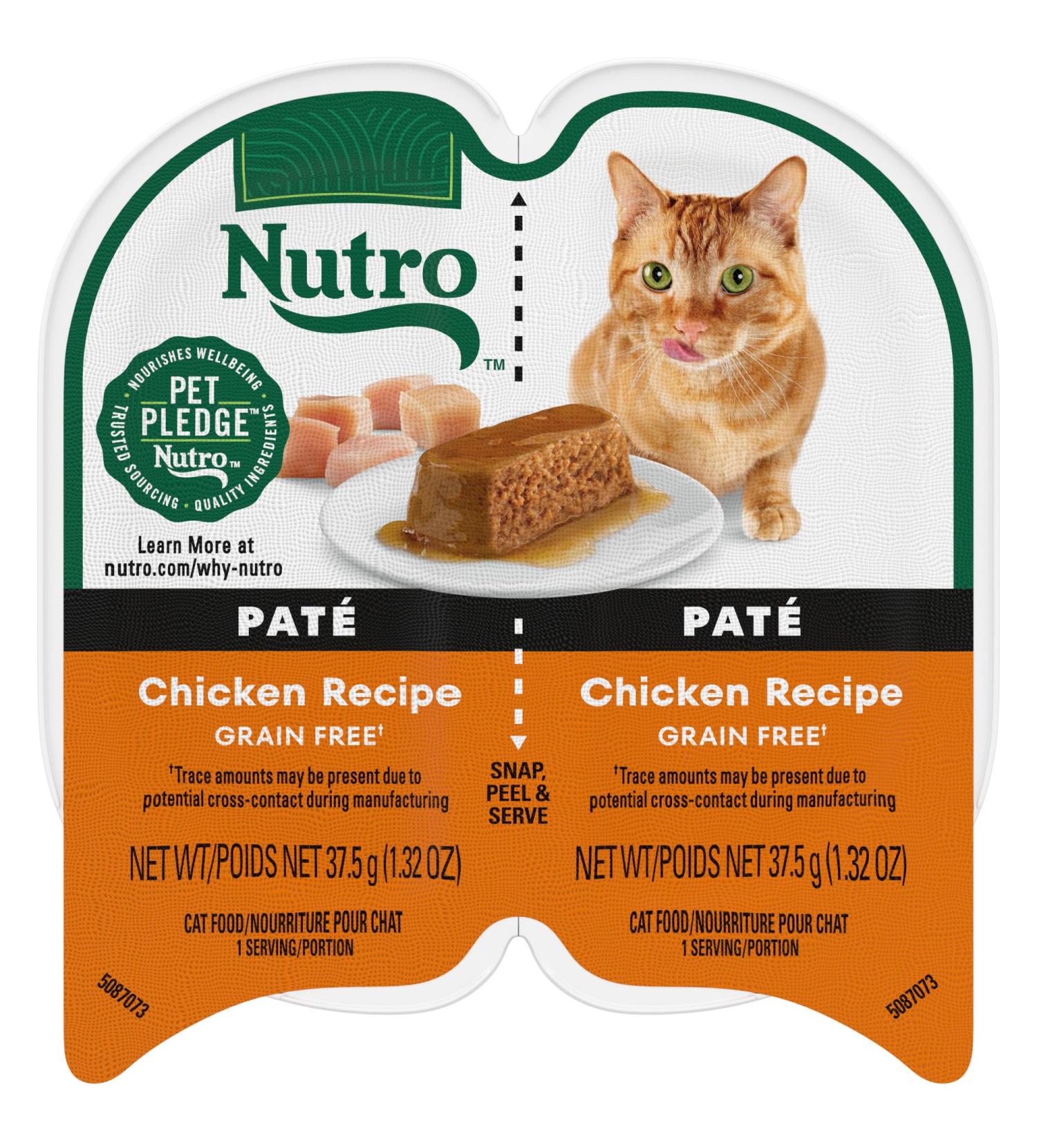 NUTRO Perfect Portions Adult Wet Cat Food Grain Free Chicken Pat Entr es 75g Tray (Pack of 24) Chicken 75 g (Pack of 24) - Buy Online on GoSupps.com