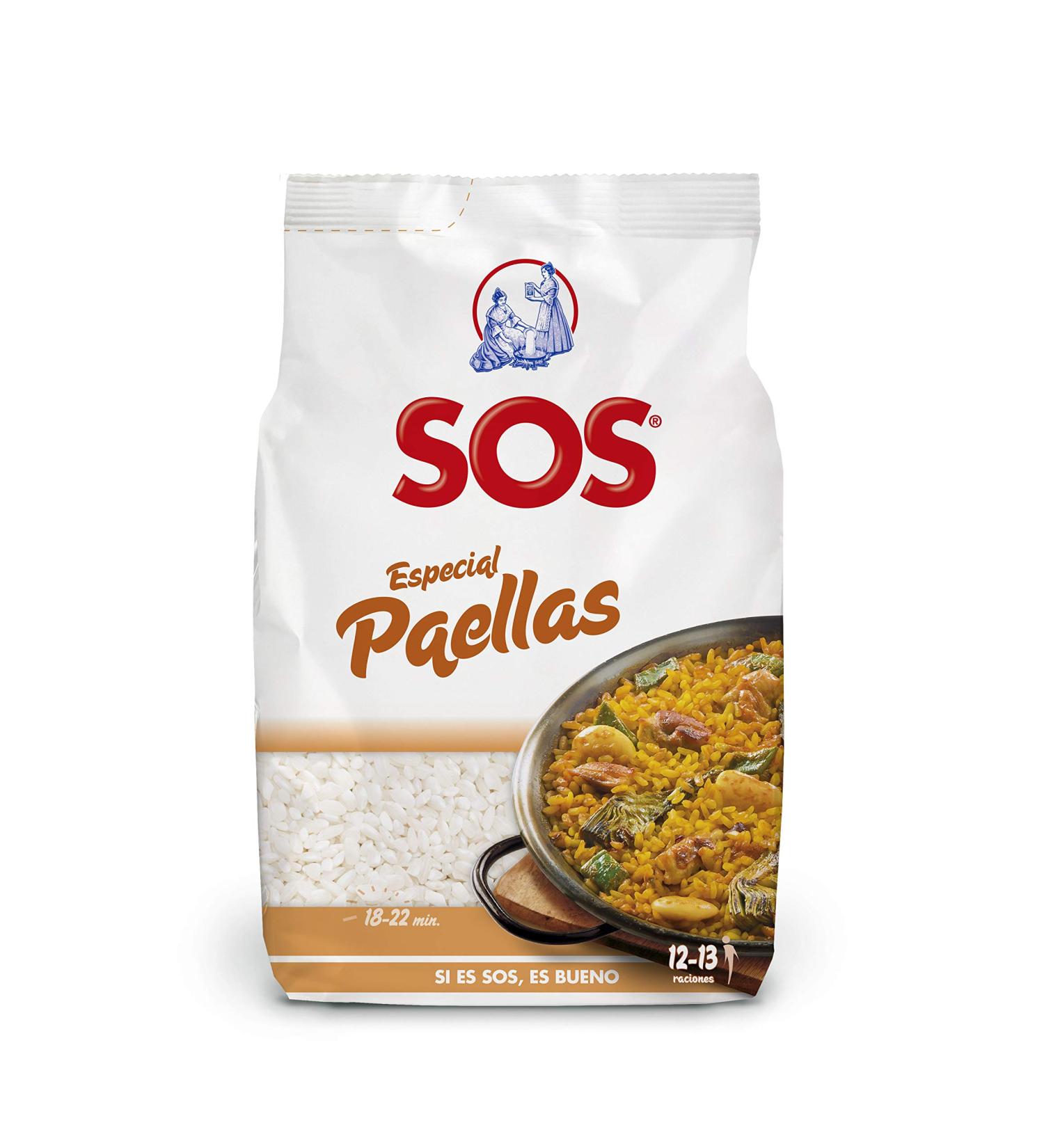 Herba Ricemills Sos Special Rice for Paellas Speciale rijst voor Paella 1 kg - Buy Online on GoSupps.com