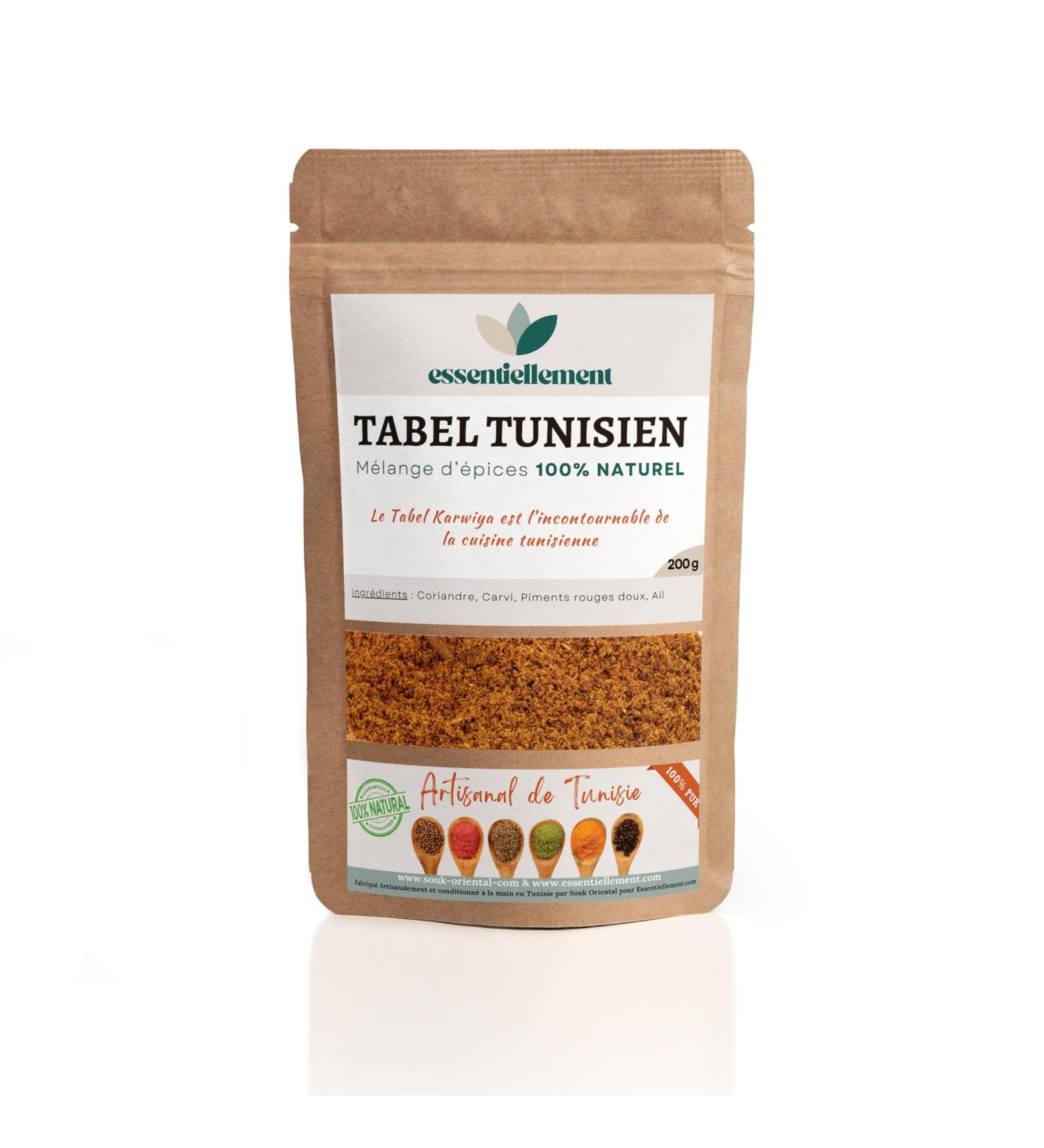 Karwiya Tunisia Tabel Spice - 100% Natural Artisanal - Tabil Tabeul - Mix of 4 Ingredients - Coriander Caraway Garlic Chi - Buy Online on GoSupps.com