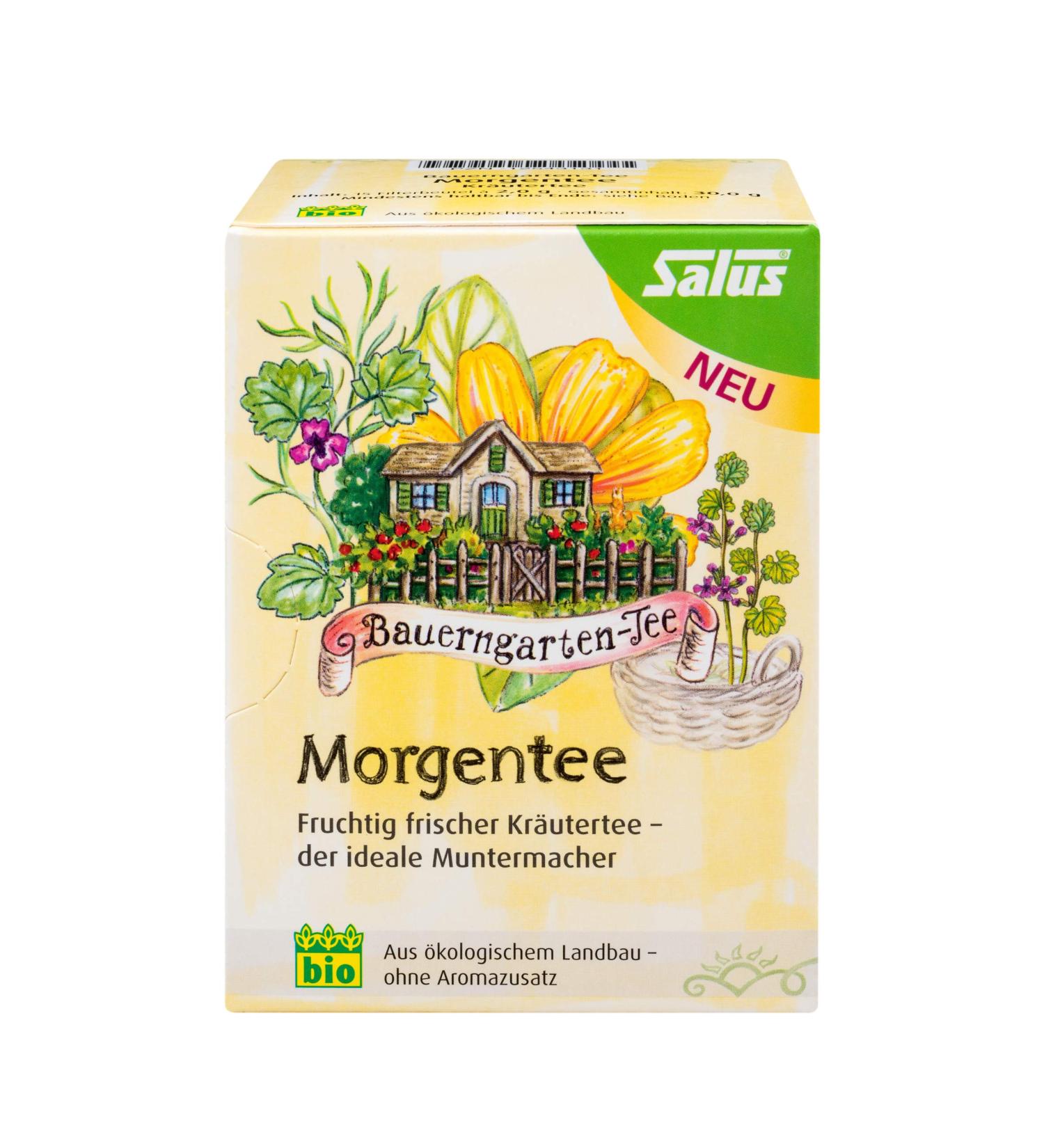  Salus Salus Bauerngarten Lot de 3 sachets de th matinal bio 30 g 3 x 30 g - Buy Online on GoSupps.com