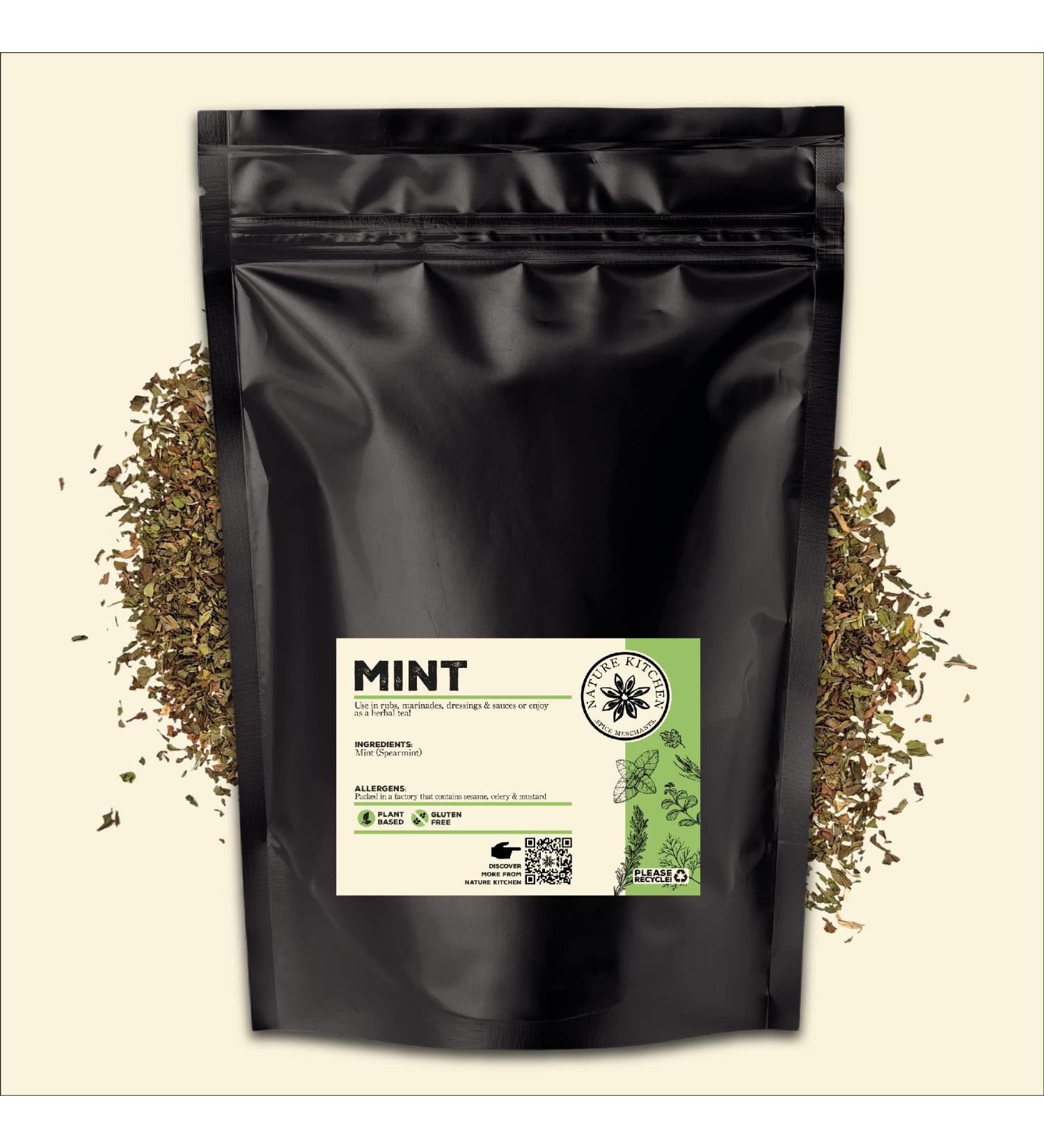 Mint 200g Seasoning Spices and Herbs - Gluten-Free & Vegan Cooking Blends for Marinades, Sauces, Frying, Baking, Grilling | Nature Kitchen - Buy Online on GoSupps.com