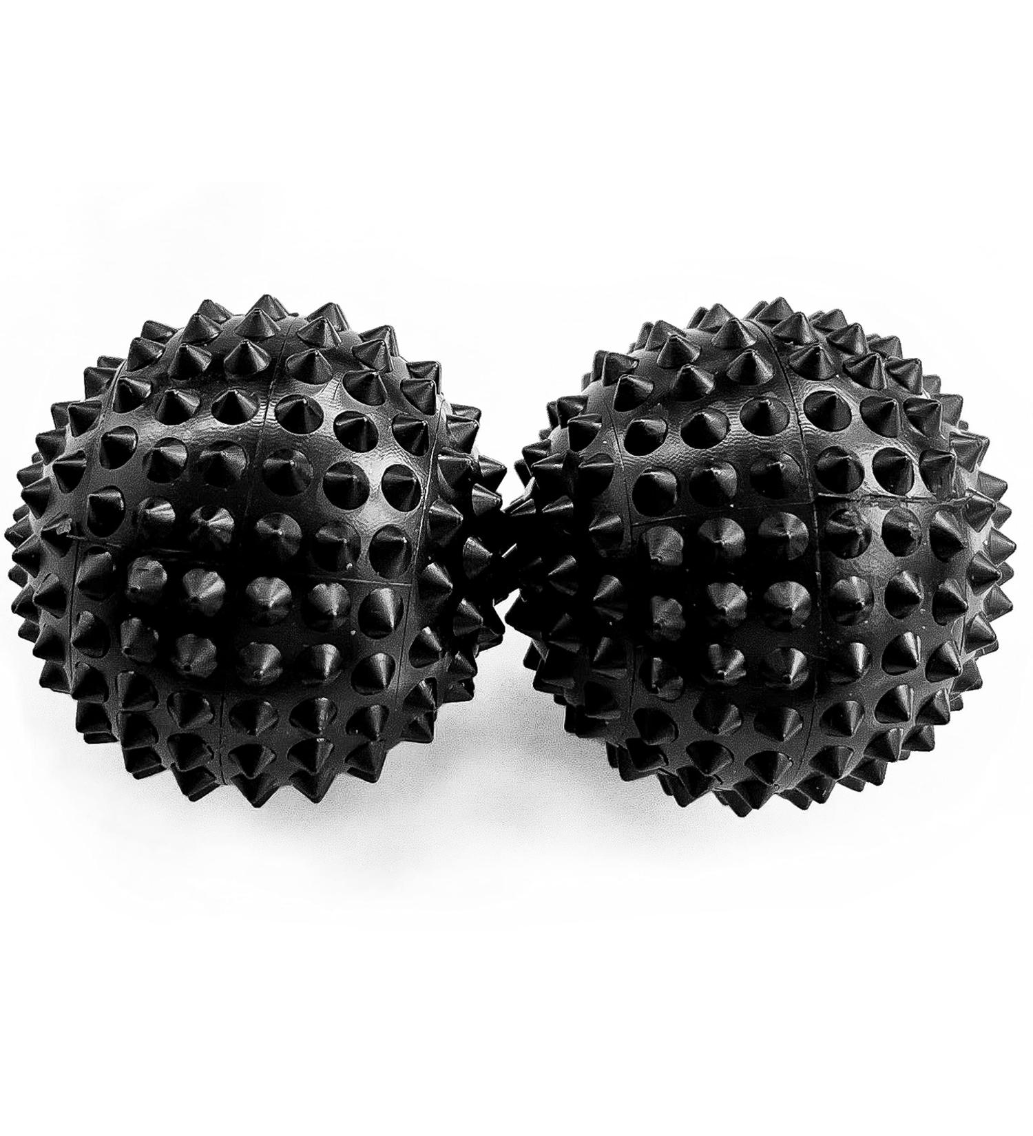 2x Biodegradable DBT Skills Hedgehog Ball - Magnetic Acupressure Massage Ball for Stress Relief & Focus | 32mm Black - Buy Online on GoSupps.com