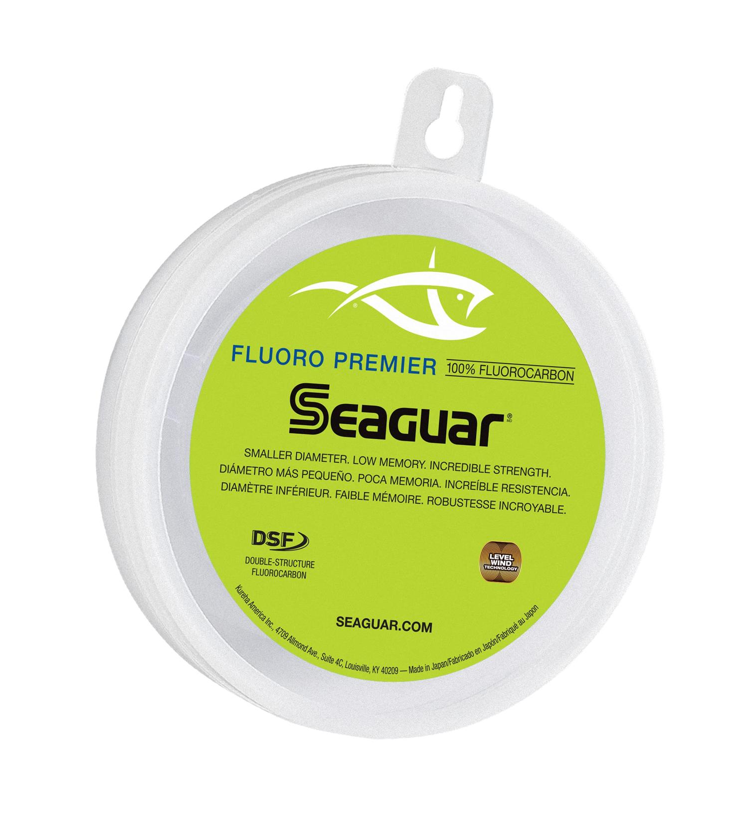 Seaguar Fluoro Premier 25-Yards Fluorocarbon Leader (50 lbs) | Clear Fishing Line - Buy Online on GoSupps.com