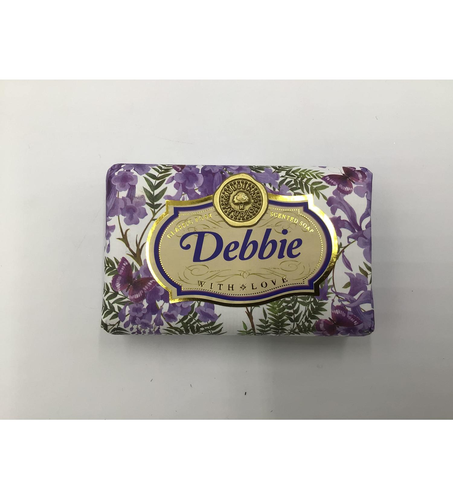 Debbie - Gift Soap Bar For Her Birthday Rose Scent Mum Grandmother Cleanser Lather Present Girl