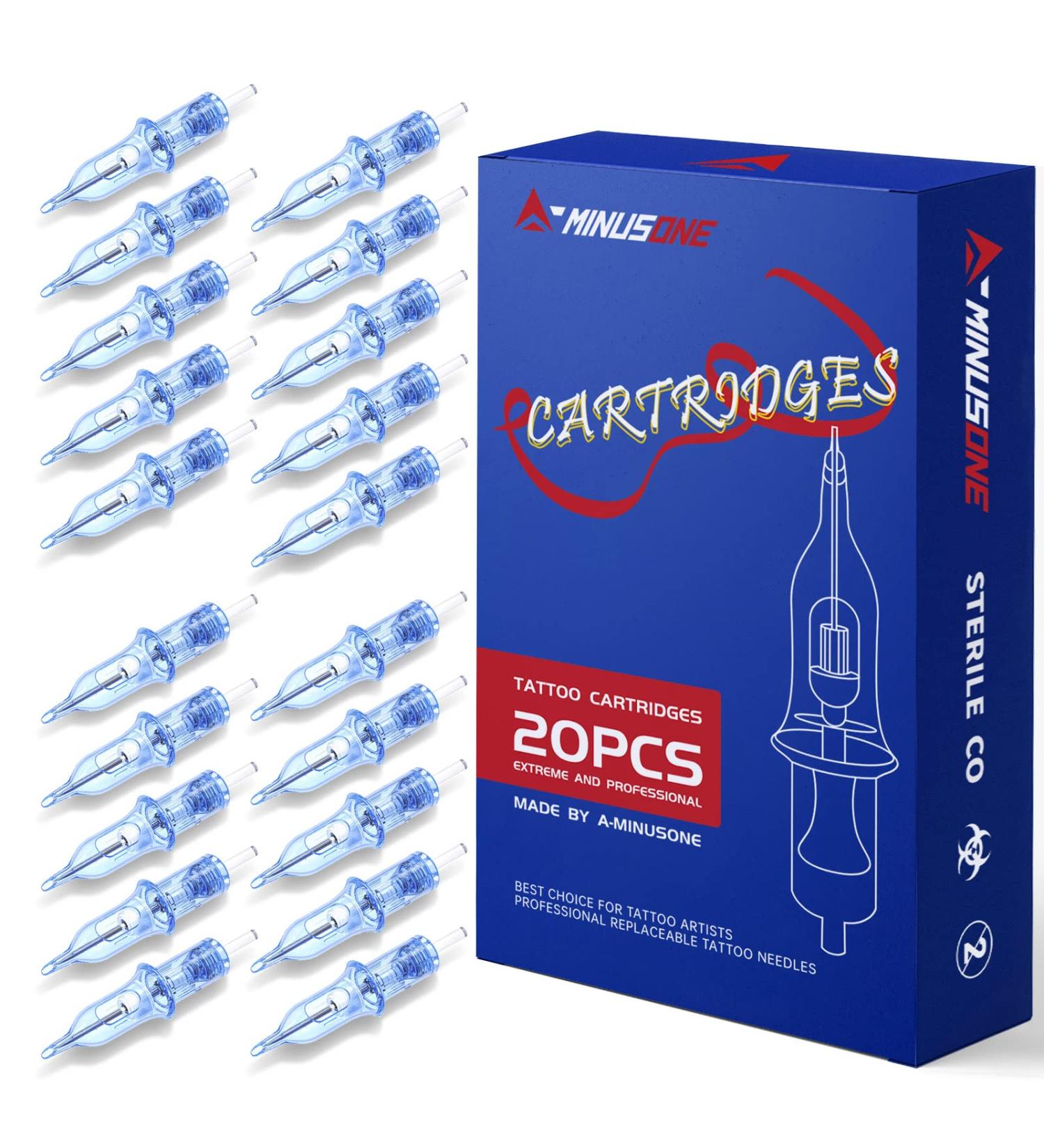 A-plus 20PCS Mixed Tattoo Needles - #1203RL/05RL/07RL/09RL Standard #12 Round Liner Replaceable Cartridge Needles - 5Pcs Each - Buy Online on GoSupps.com