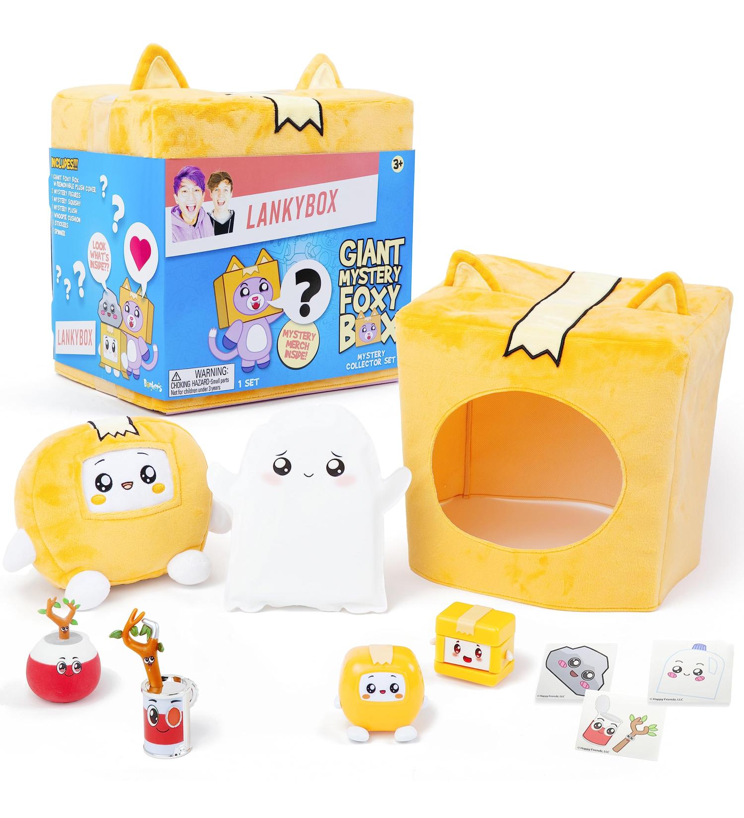 LankyBox Giant Foxy Mystery Box - 10 Exciting Toys & Official Merch - Buy Online on GoSupps.com