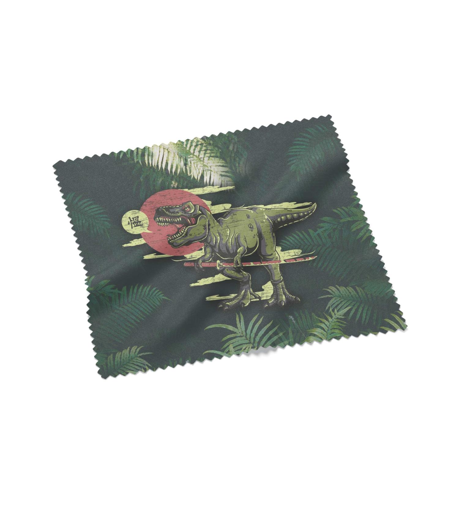 Urban Backwoods Tyrannosaurus Samurai Microfiber Cloth Glasses Cleaning Cloth