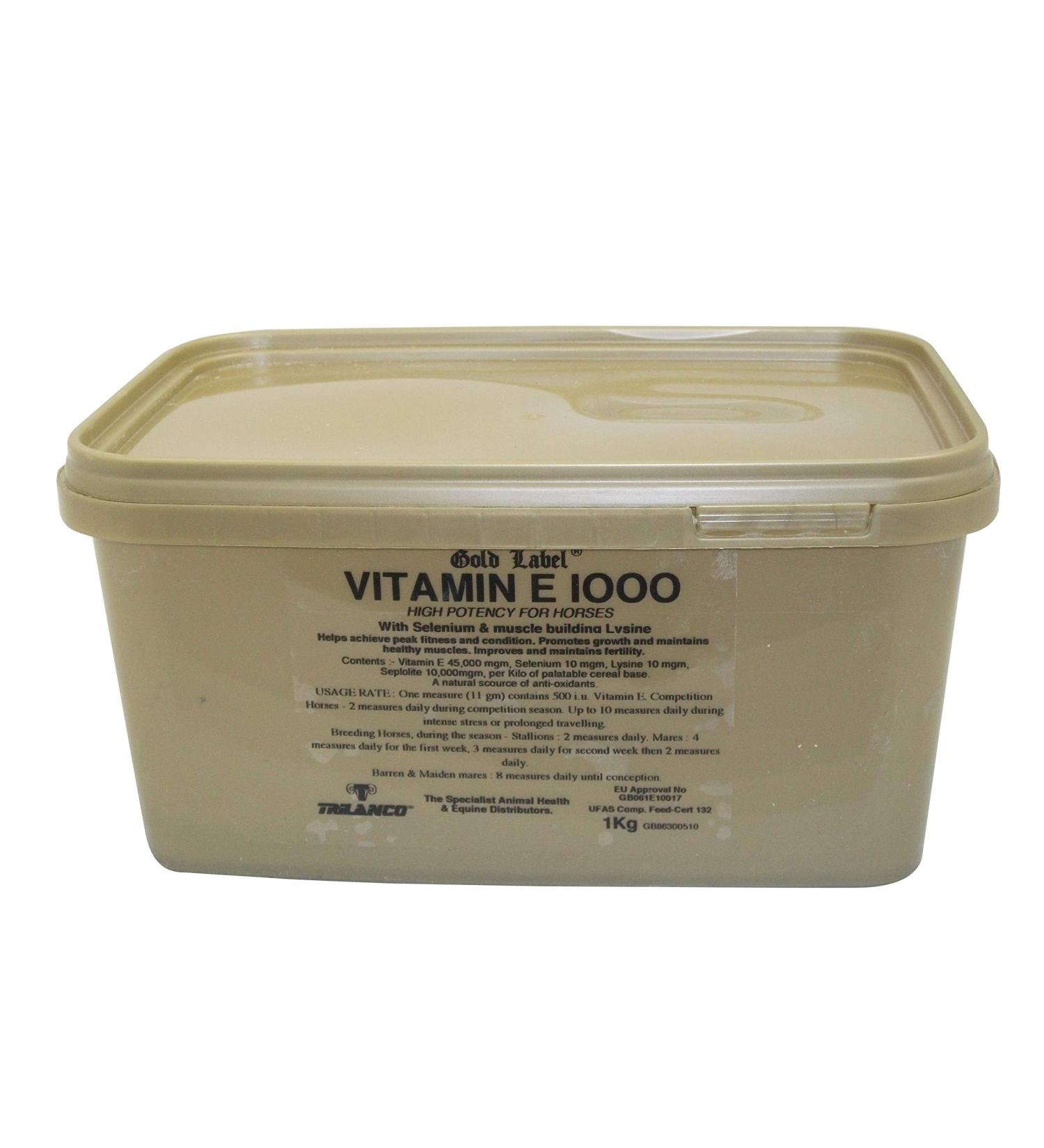 Gold Label Herbal Health Vitamin E 1000 - Clear 1 kg