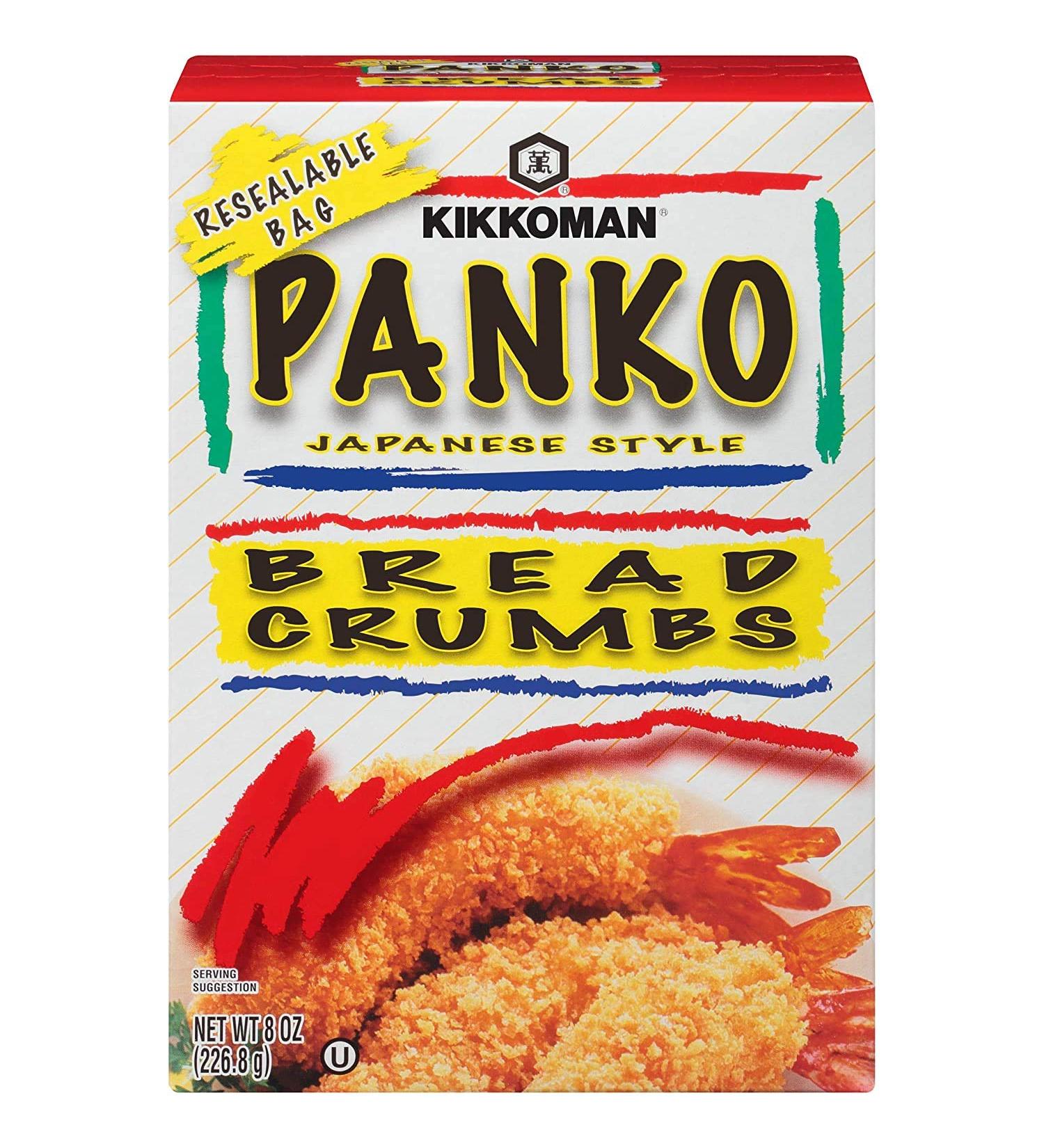 Kikkoman Panko Bread Crumbs 8oz Box (6 Pack) - Premium Japanese Style Breadcrumbs for Crispy and Delicious Dishes - Buy Online on GoSupps.com