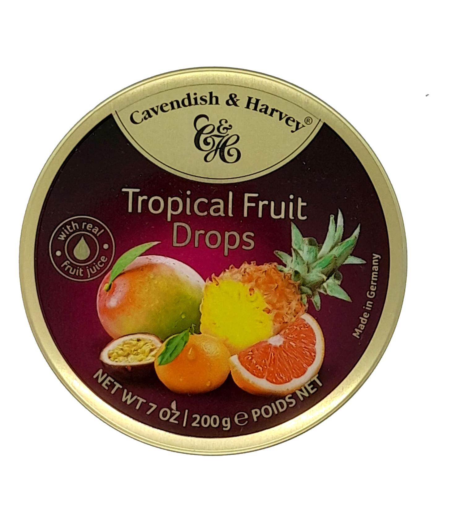  Cavendish & Harvey Cavendish & Harvey Drops Tropical Fruit Drops 200 g - Buy Online on GoSupps.com