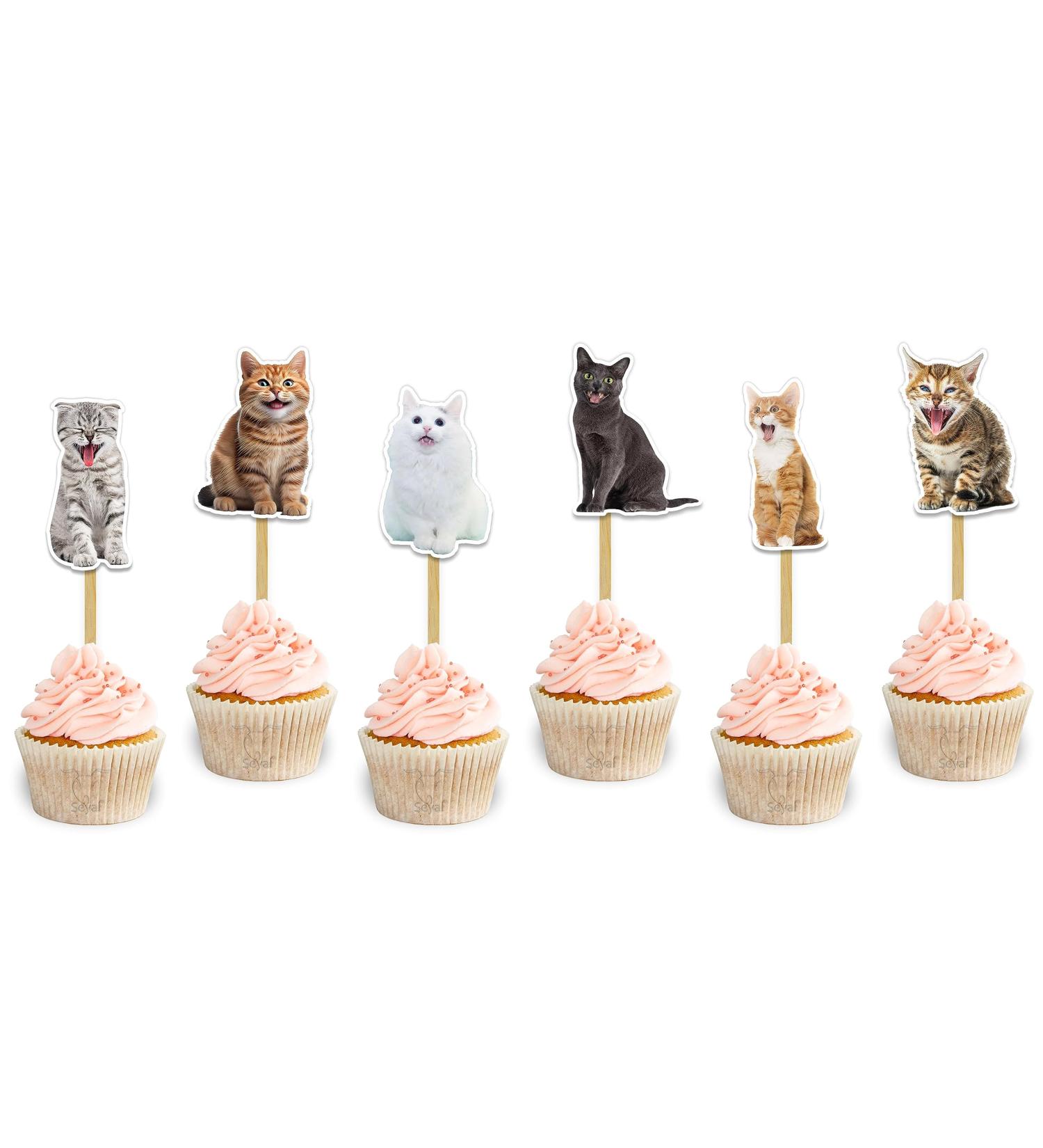 Seyal Cat CupCake Topper - Buy Online on GoSupps.com