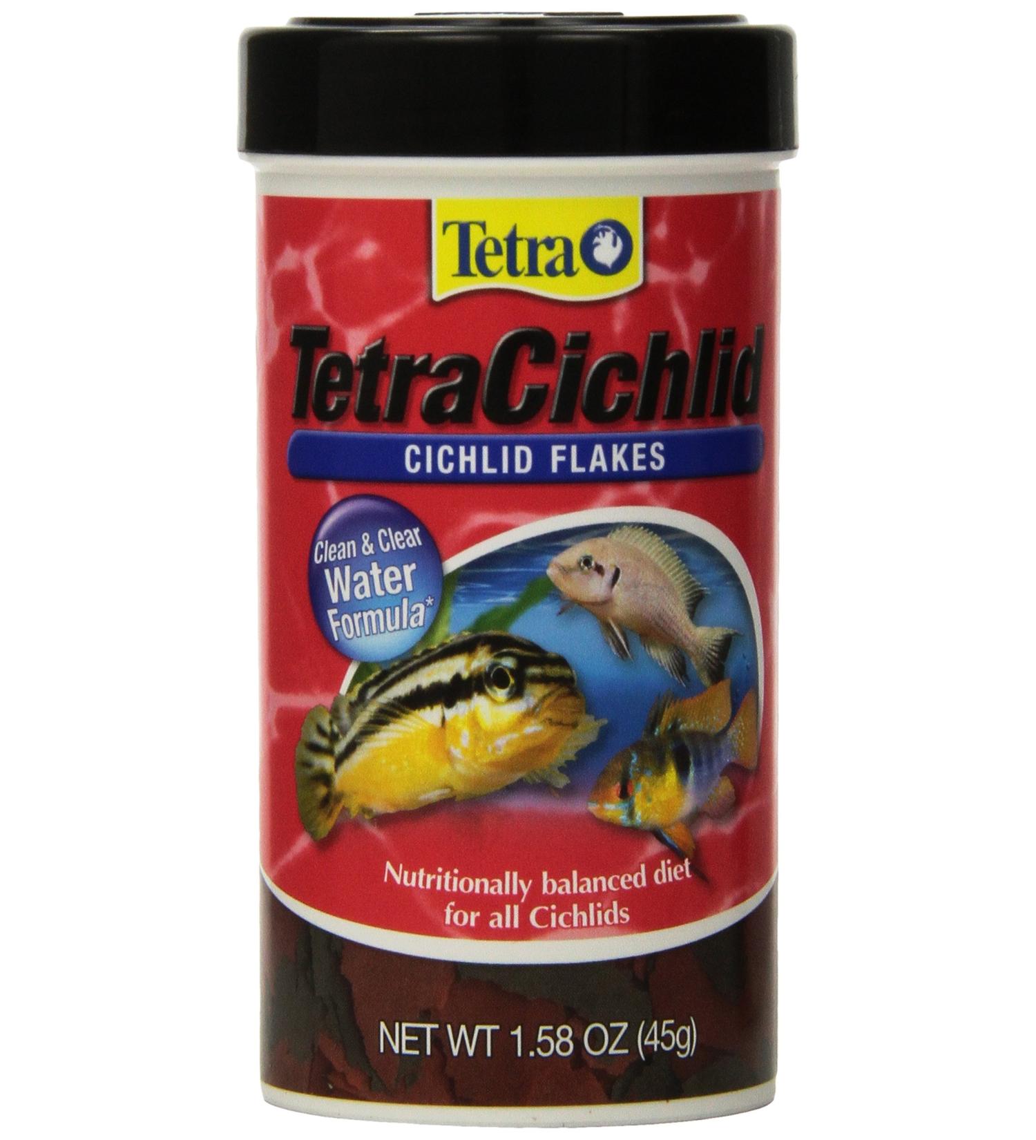 Tetra TetraCichlid Flakes - Balanced Diet Food for Healthy Cichlids - Buy Online on GoSupps.com