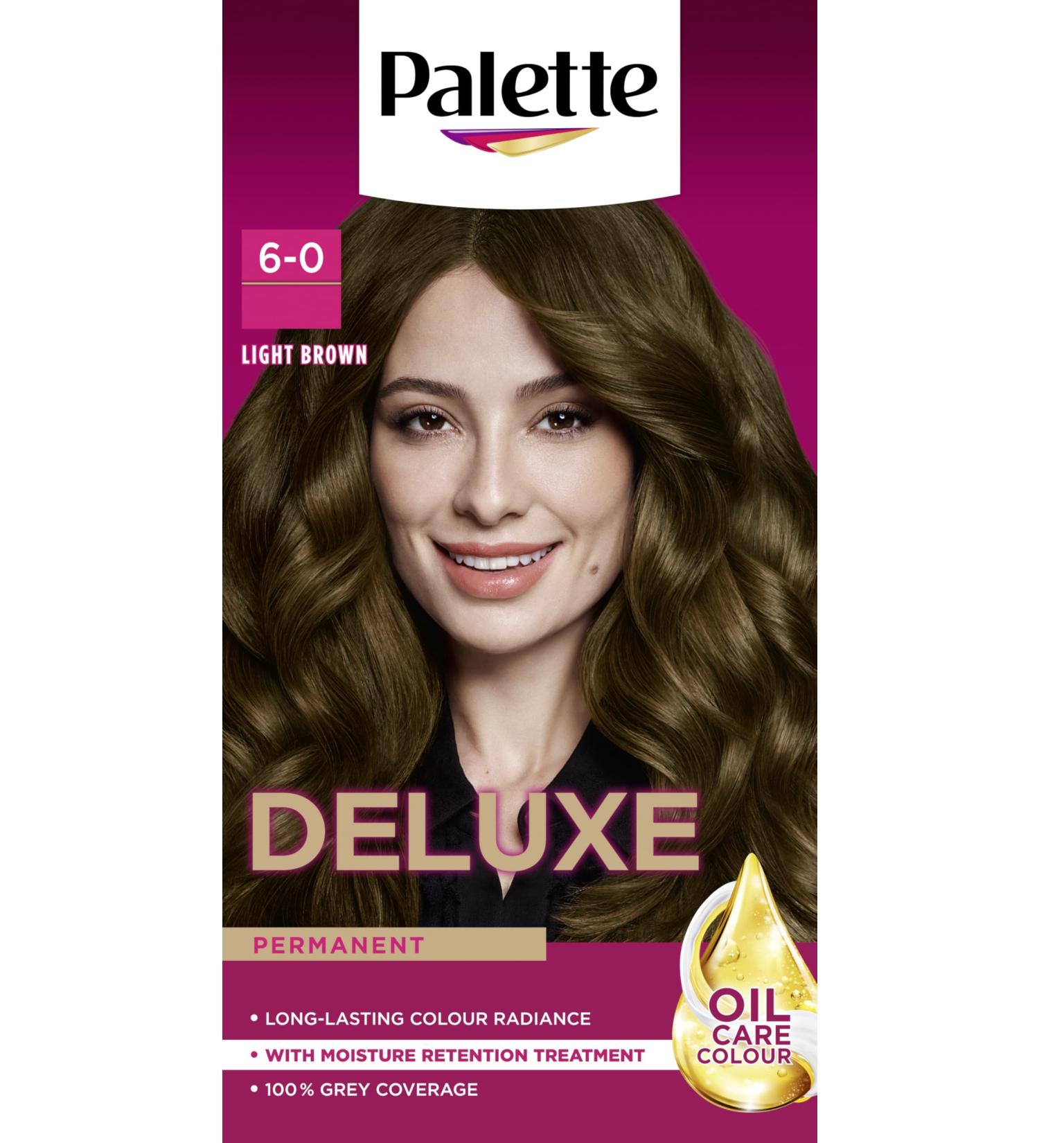  Palette Palette Deluxe Creme Colouration 6-0 Light Brown - Buy Online on GoSupps.com