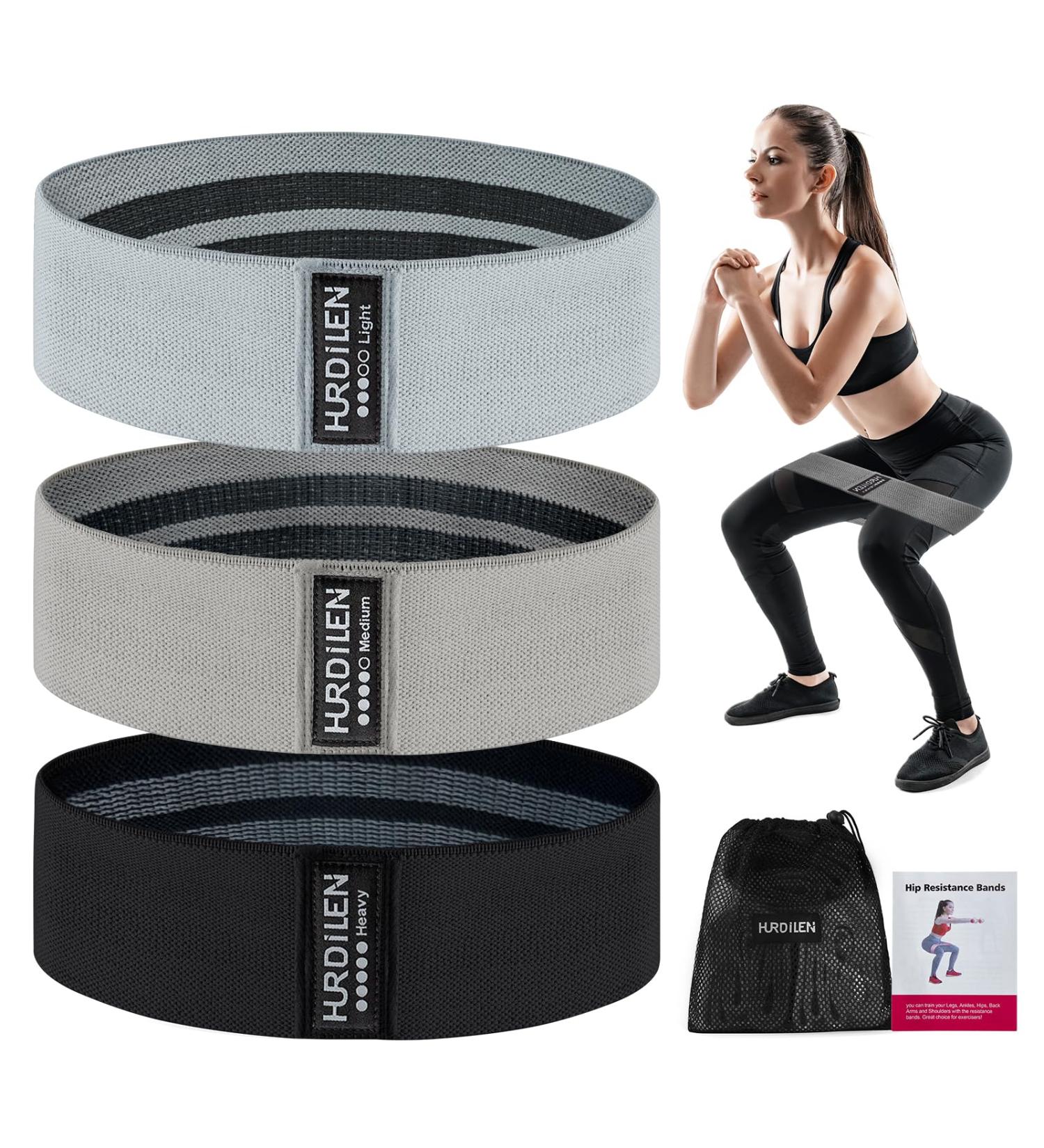 Shop Resistance Bands for Home Workouts - Elastic Stretch Bands for Men & Women | 3 Levels Carry Bag Included | Perfect for Physical Therapy & Strength Training - Buy Online on GoSupps.com