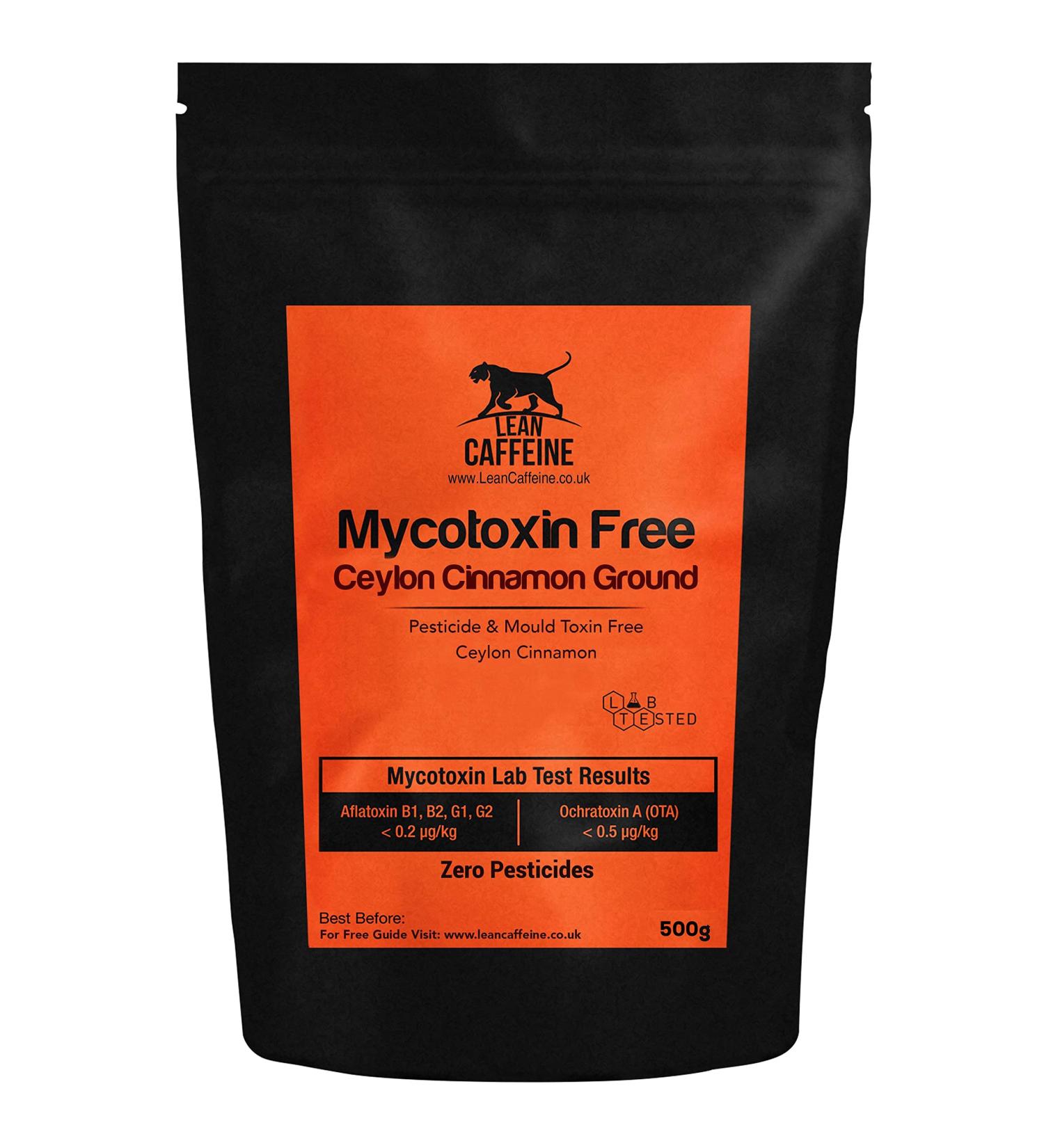 Ceylon Cinnamon Powder 500g - True Sri Lankan Ground Cinnamon | Add to Bulletproof Coffee | Lab Tested Pesticide/Mycotoxin-Free - Buy Online on GoSupps.com