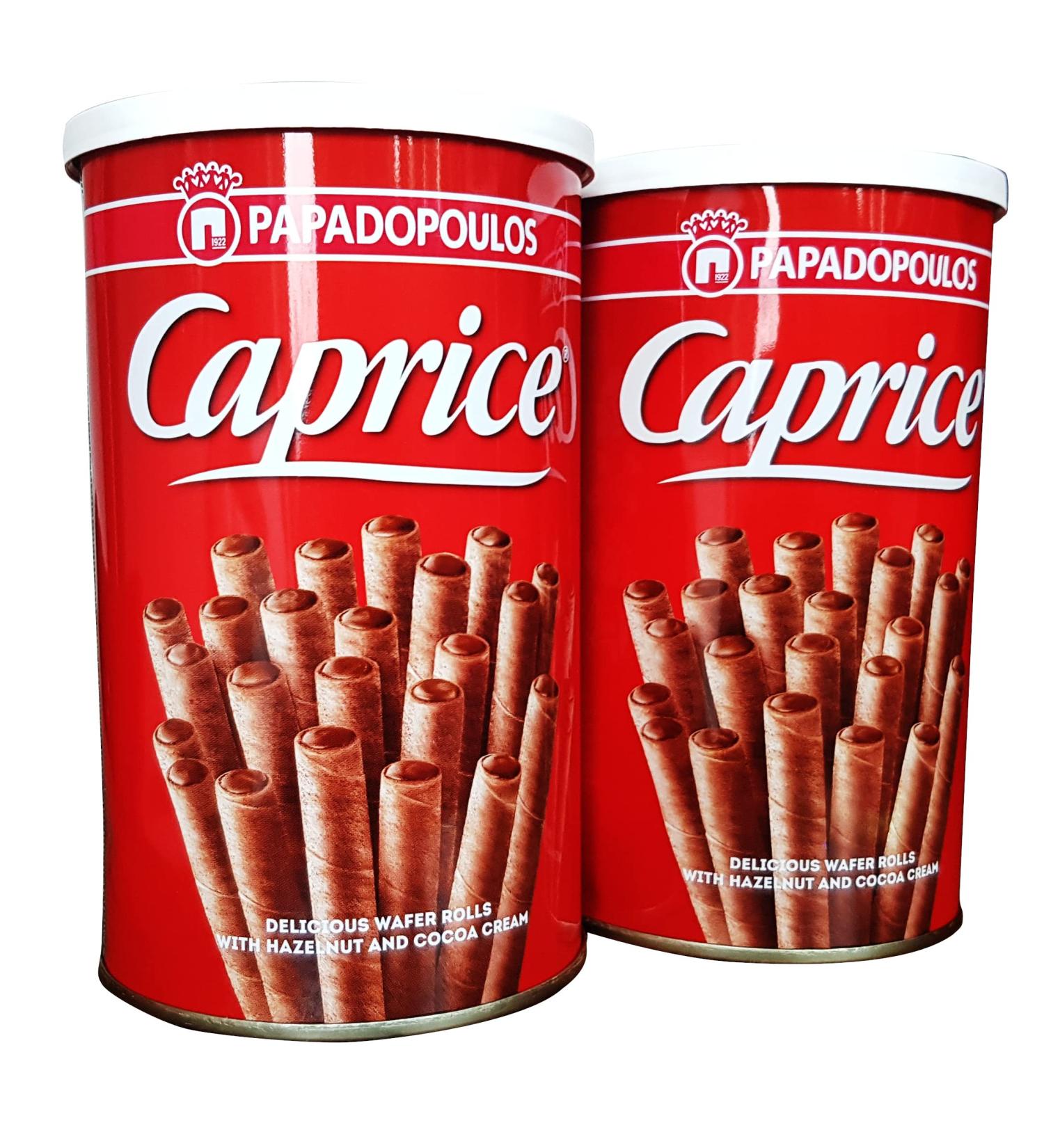 Caprice Papadopoulou Chocolate Wafers Rolls (Classic) 2x250g