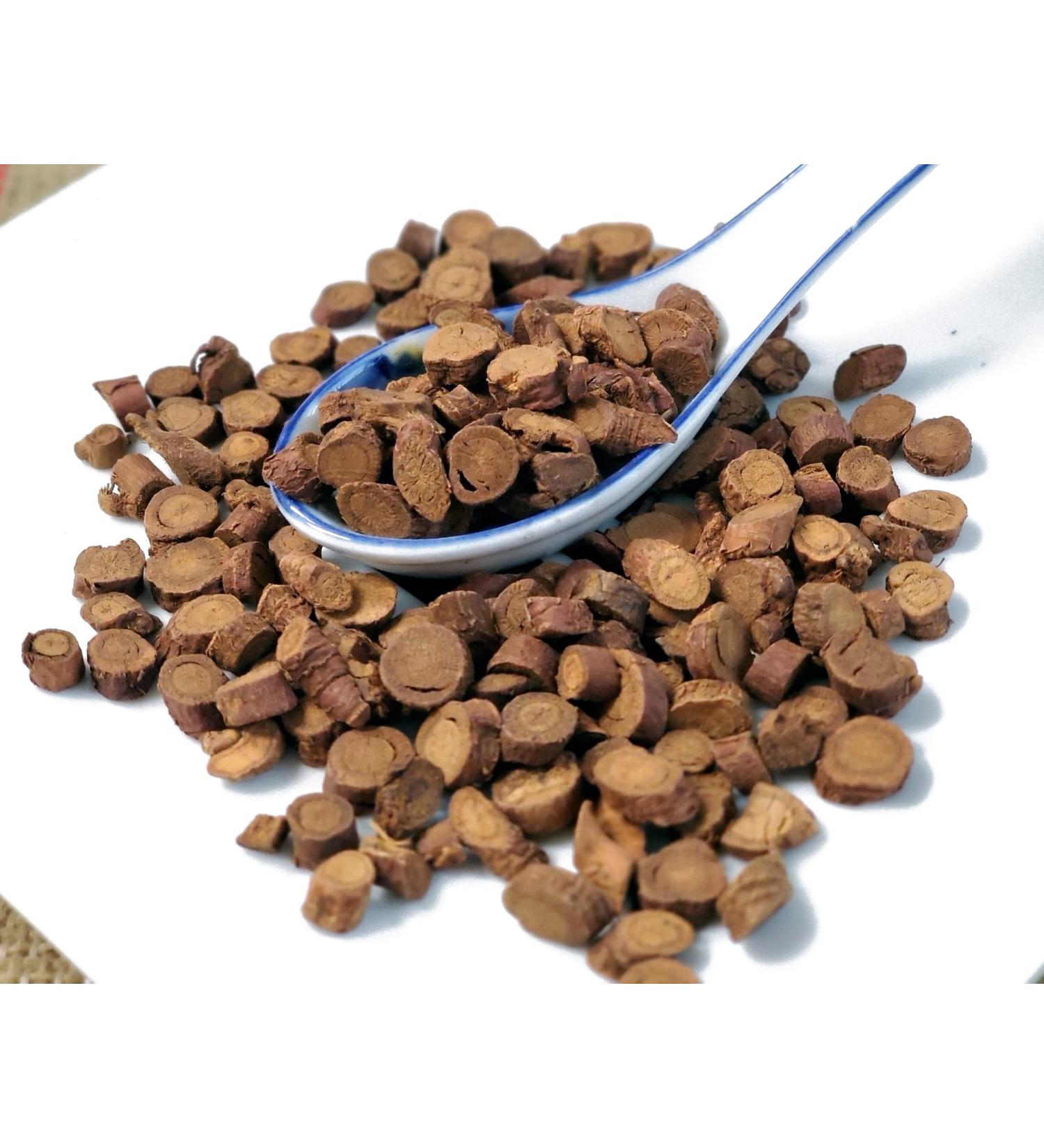 TCM Herbs USA Zhi Gan Cao / Prepared Liquorice Root / Heated Glycyrrhiza Uralensis Fisch Radix (16 oz) 1 count (Pack of 1)