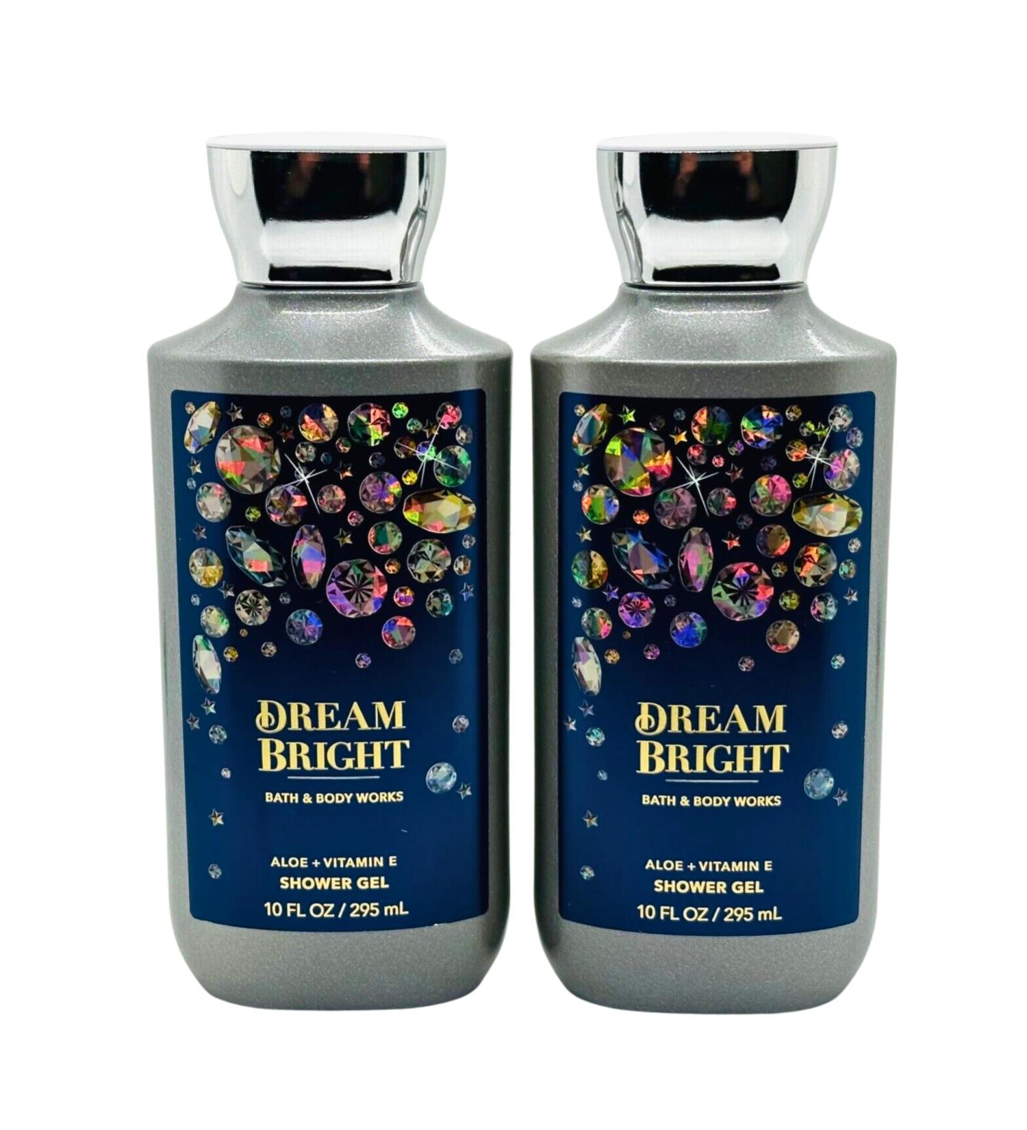 Bath & Body Works Shea + Vitamin E Shower Gel Set of 2 10oz Each (Dream Bright)