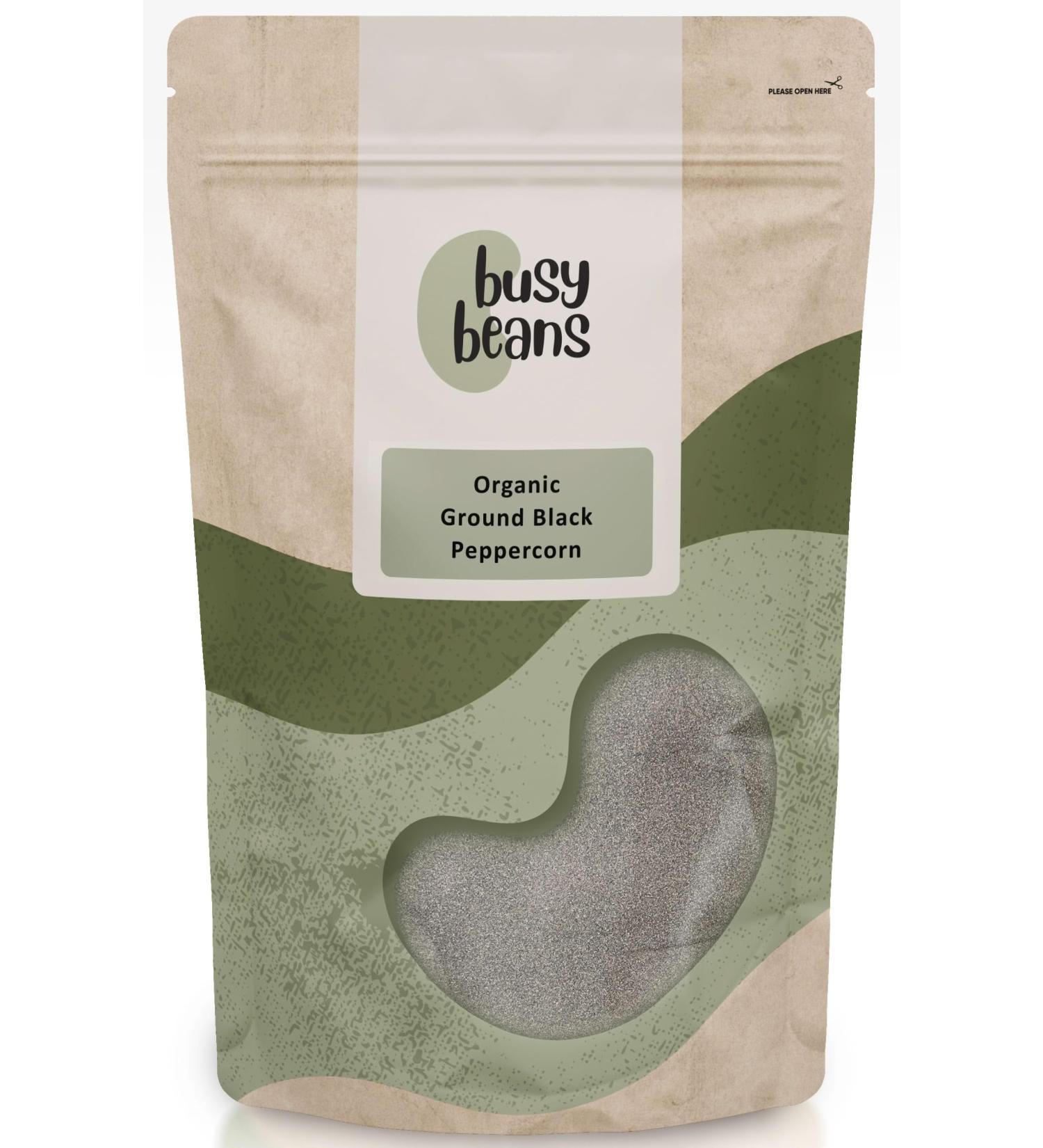  Busy Beans Organic Busy Beans Organic Ground Black Pepper Certified Organic 1 kg - Buy Online on GoSupps.com