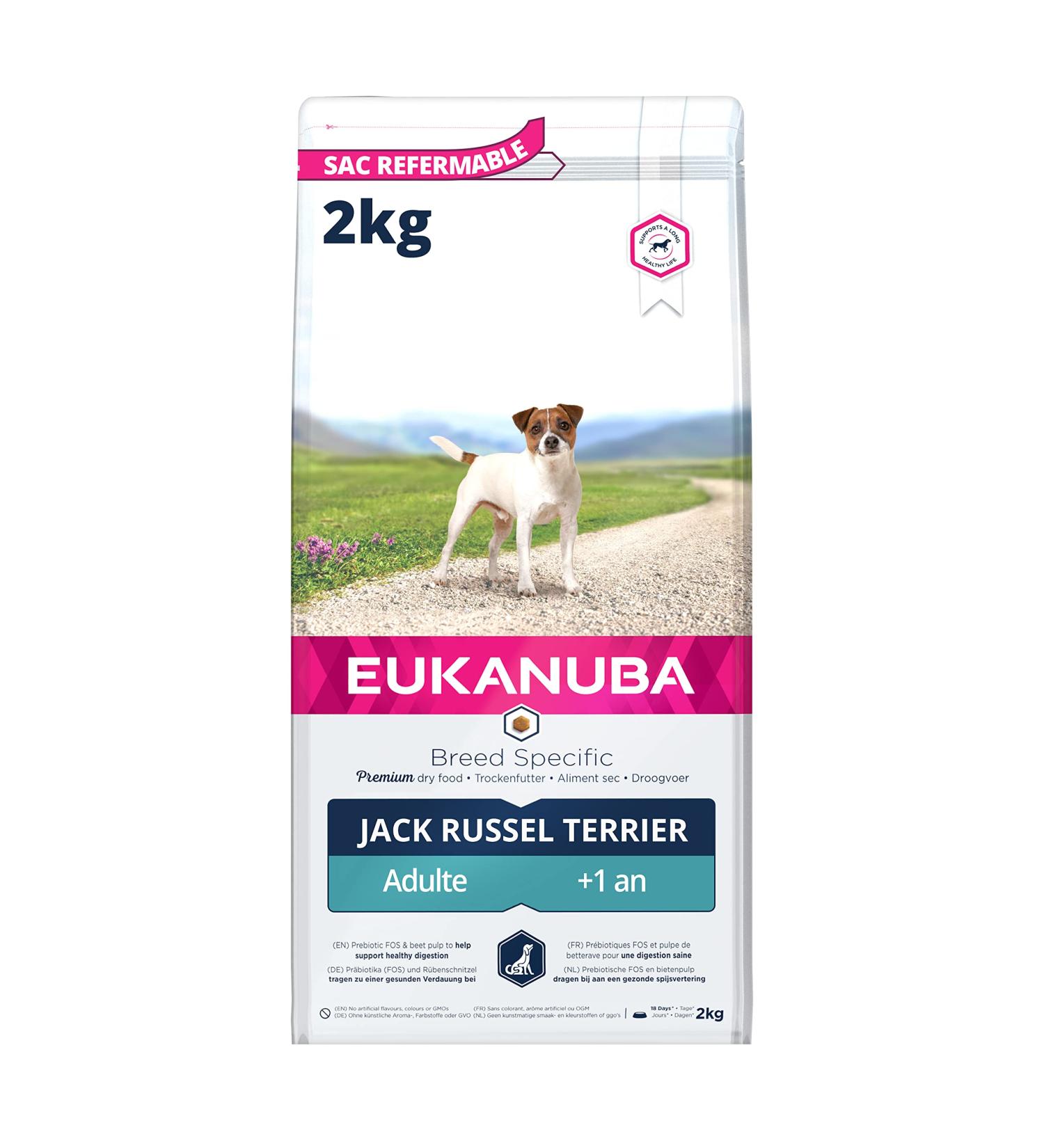 Eukanuba Dog Dry Food Jack Russell Chicken 2kg - Buy Online on GoSupps.com