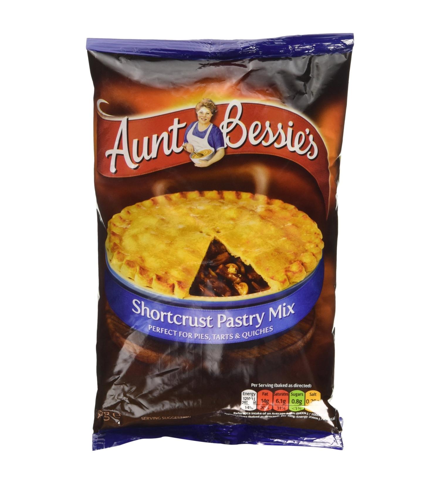 Aunt Bessie's Shortcrust Pastry Mix 500g - Perfect for Homemade Pies and Tarts - Buy Online on GoSupps.com