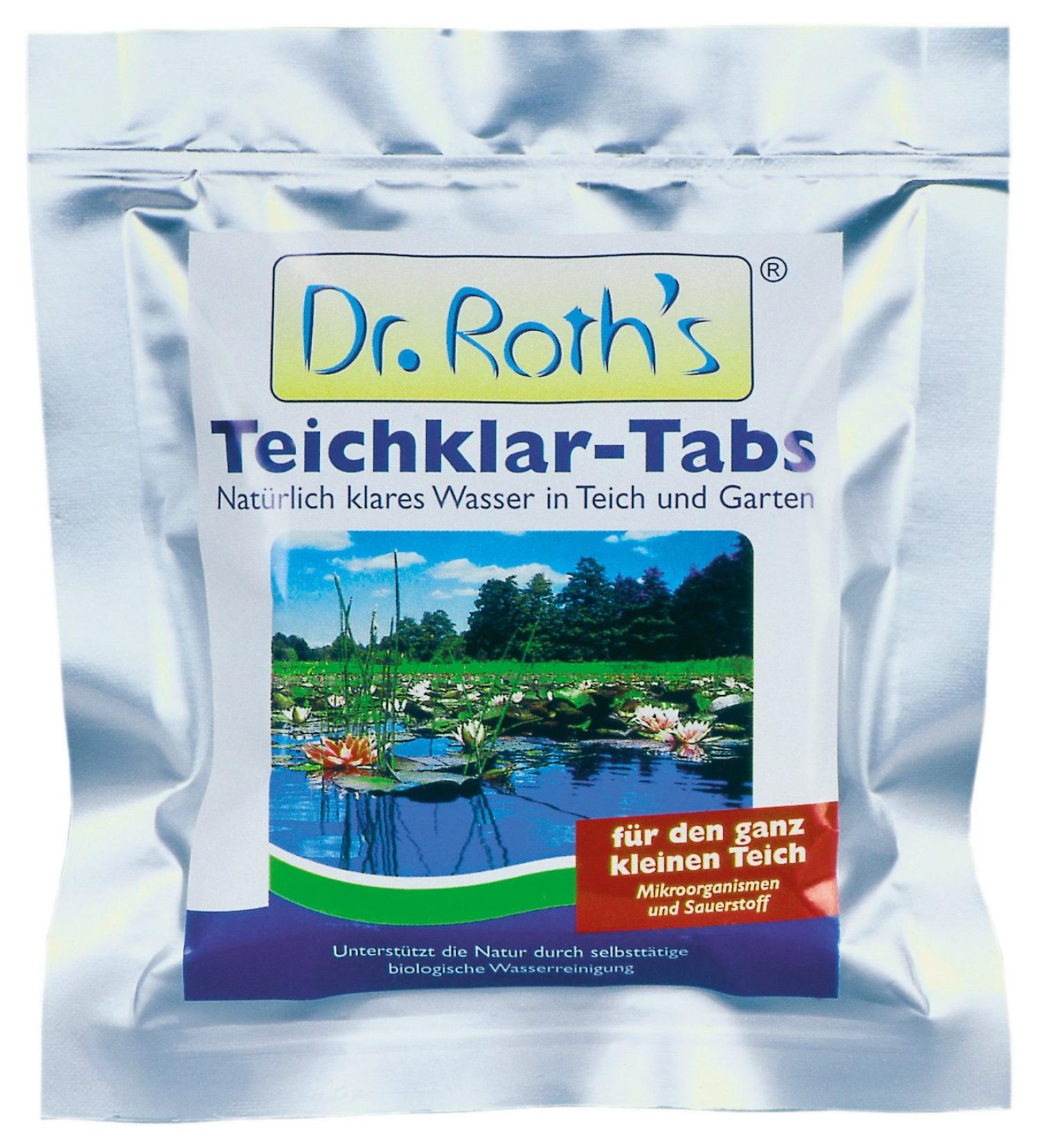 Buy S ll 80386 Dr. Roth's Pond Clear - 4 Tabs Algae Control & Microbial Water Cleaner for 2000L - International Shipping Available - Buy Online on GoSupps.com