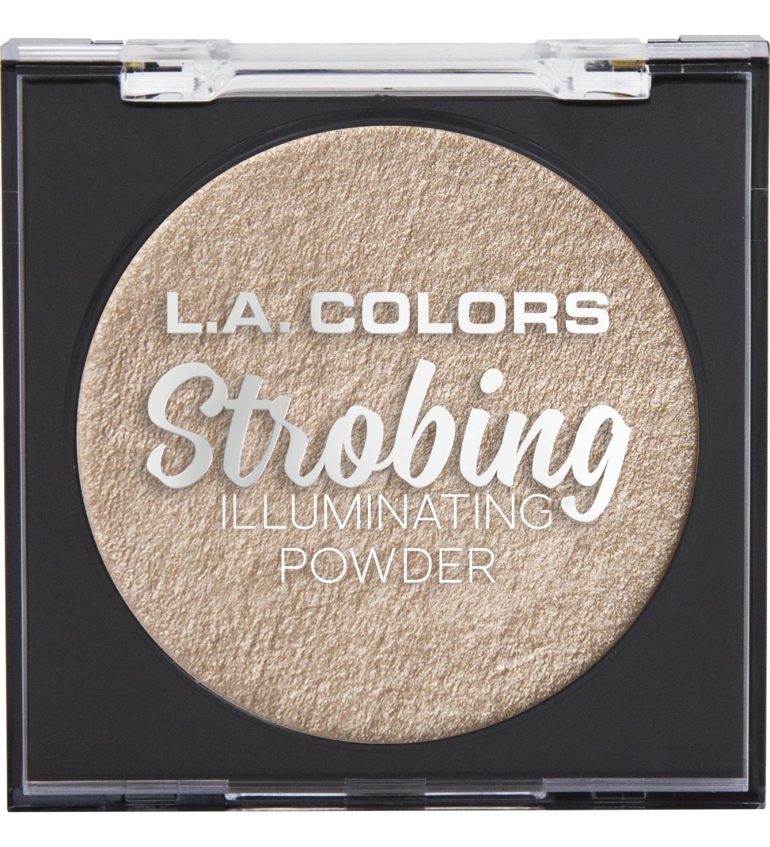 L.A. COLORS Strobing Illuminating Powder - Champagne 1oz | Highlighter Makeup - Buy Online on GoSupps.com