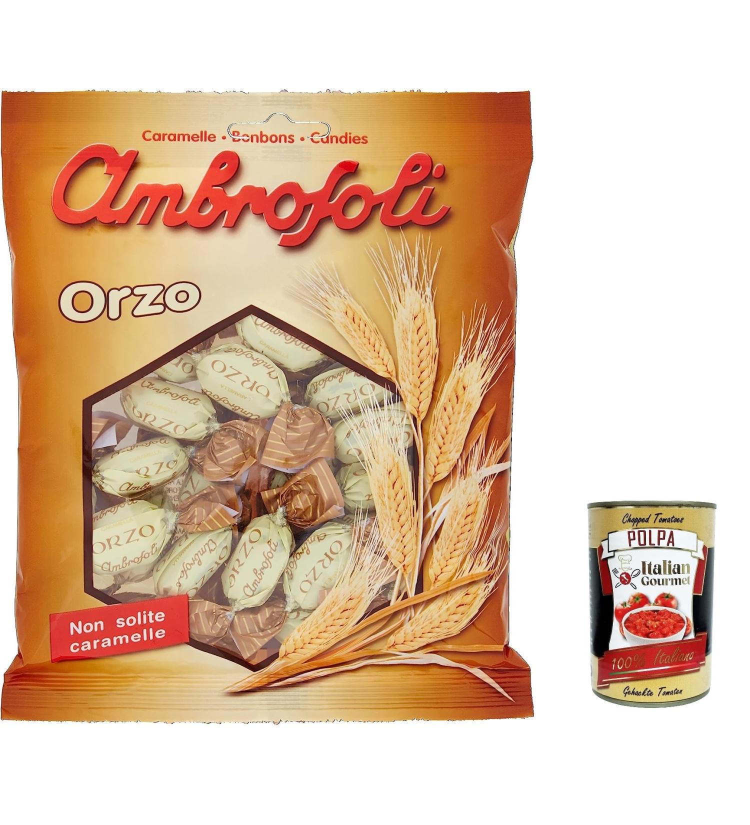  Italian Gourmet E.R. Ambrosoli Barley Sweet Candy 350g + Italian Gourmet Pulp 400g Pack of 12 - Buy Online on GoSupps.com