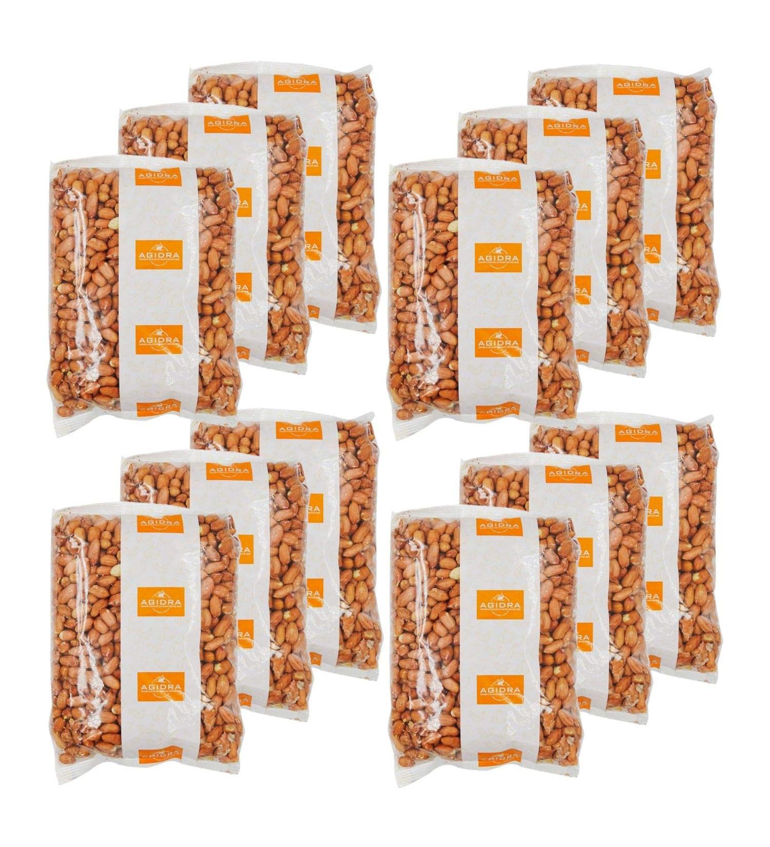 Pack of 12 Peanuts Peanuts Brown – Agidra – Pack of 1 kg