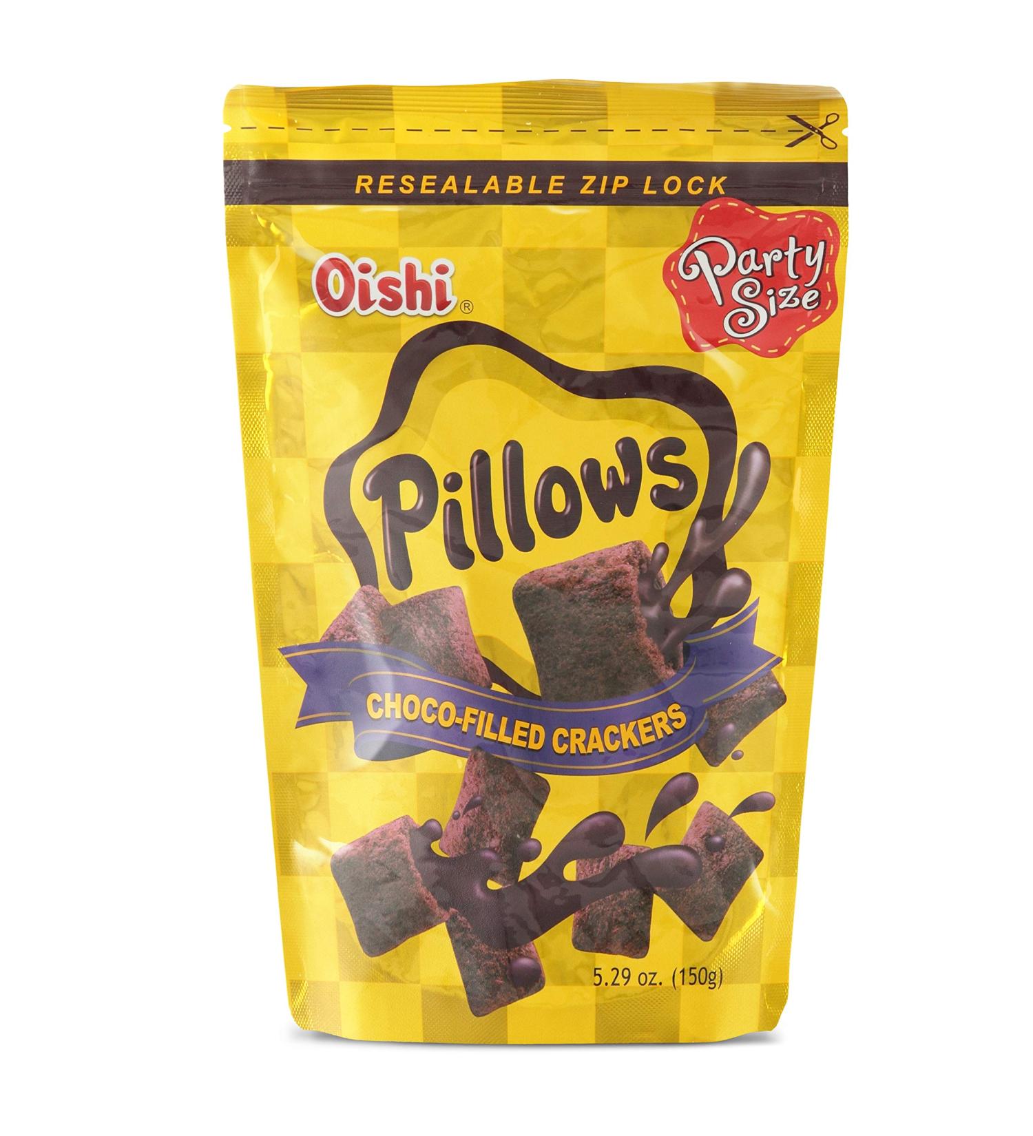 Oishi Party Size Choco-Filled Crackers 5.29 oz - 2 Pack, 10.58 oz Total - Buy Online on GoSupps.com