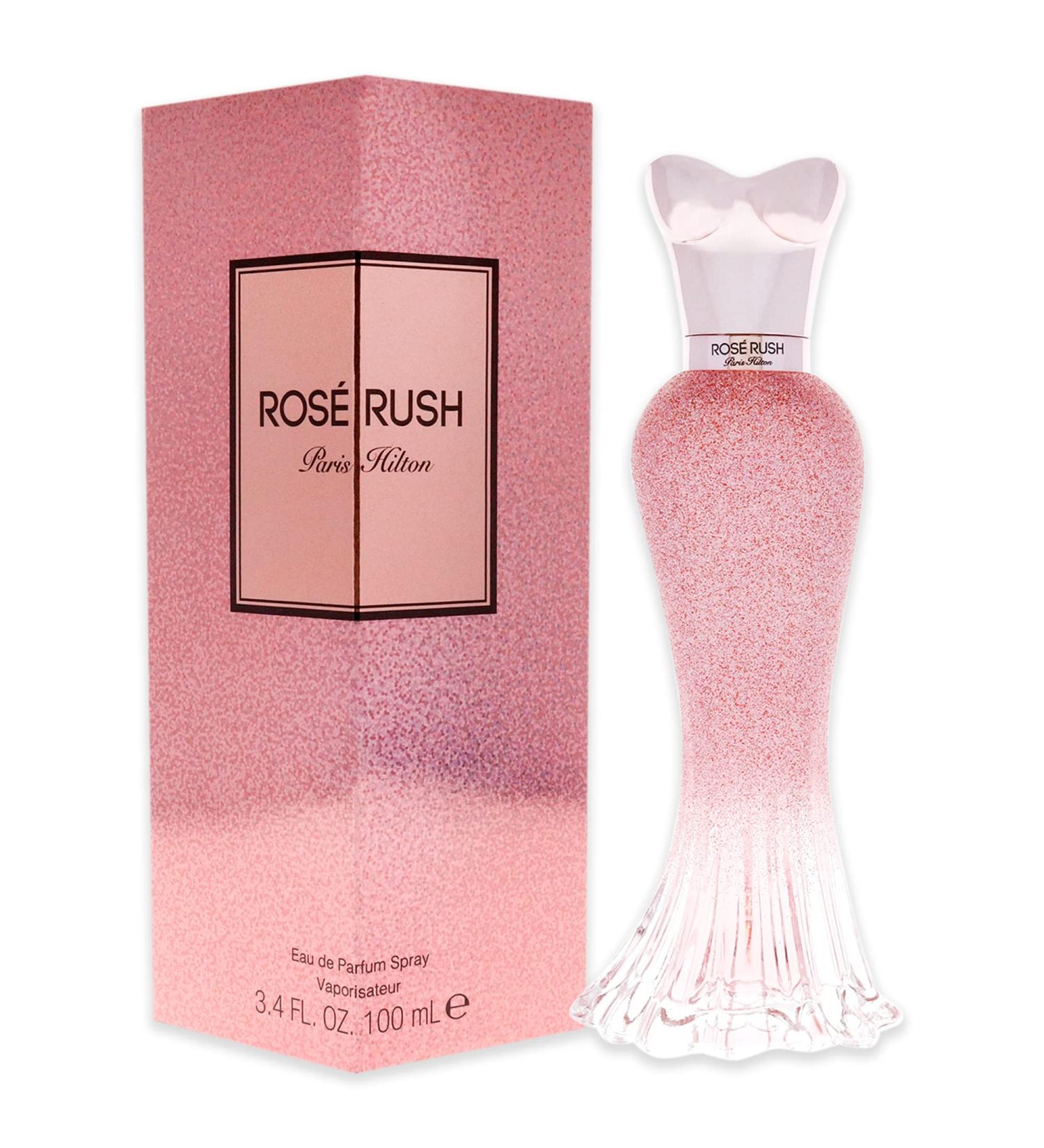 Paris Hilton Rose Rush Eau de Parfum Spray Perfume for Women | Floral and Fruity Fragrance | Notes of Papaya Peony Cedar and White Musk | Feminine | Long-Lasting Scent | 3.4 Fl Oz Floral 3.4 Fl Oz (Pack of 1) - Buy Online on GoSupps.com
