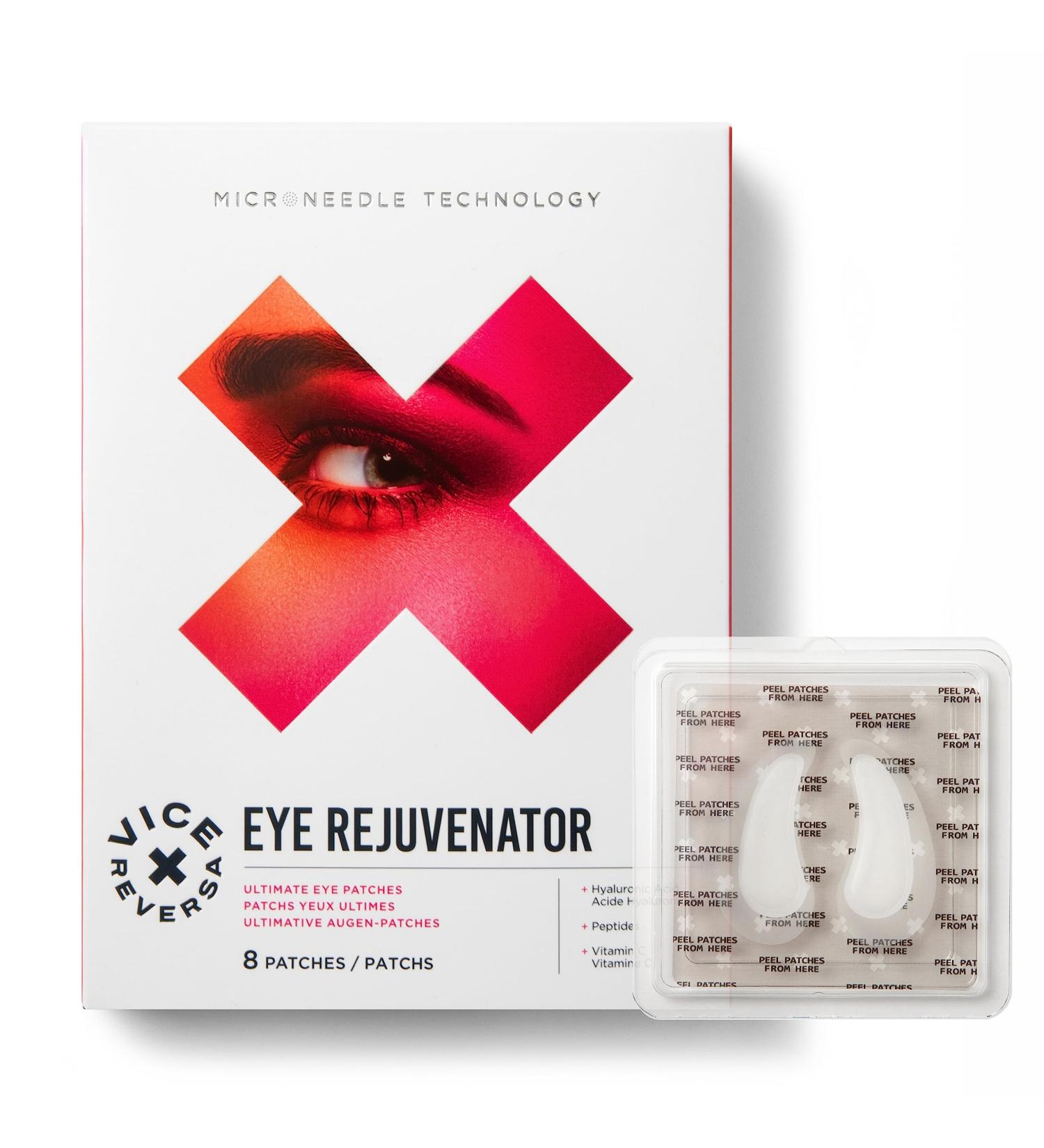 Vice Reversa Eye Rejuvenator - Hydrating Under Eye Patches with Hyaluronic Acid | Brighten & Refresh | 4 Pairs - Buy Online on GoSupps.com
