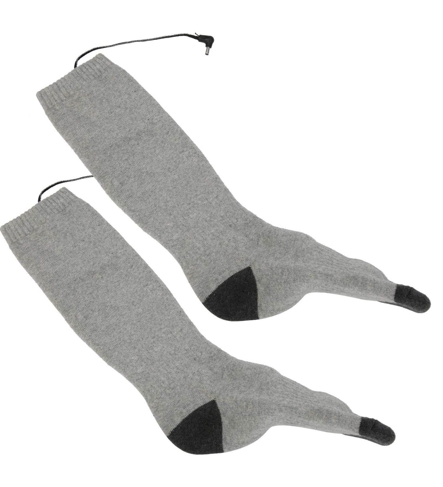 Smart Heating Electric Heat Socks - Gray | Absorbent & Breathable Fabric - Buy Online on GoSupps.com