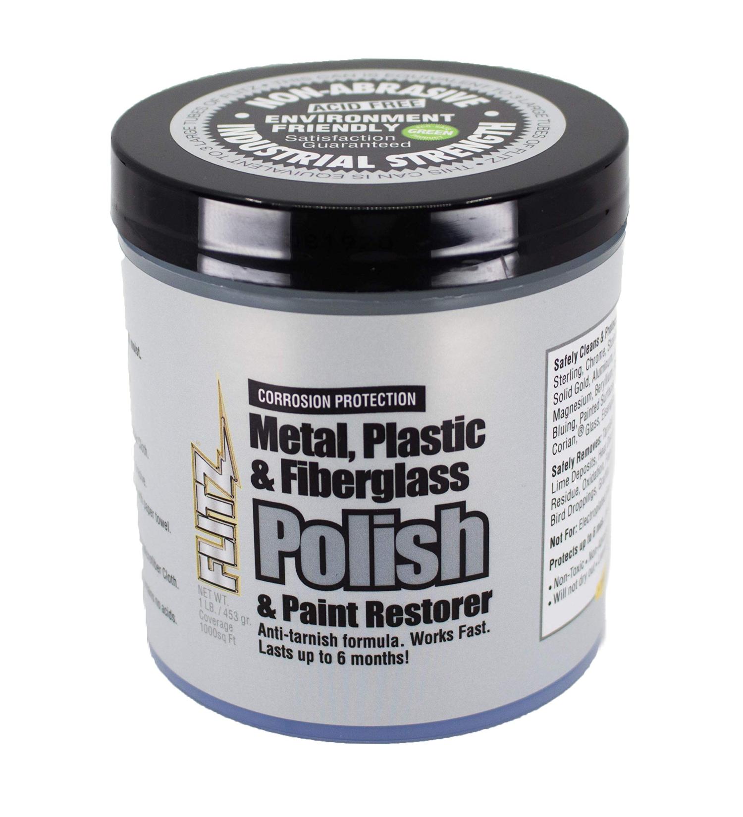 Flitz CA 03516-6 Paste Polish Can 1lb | Metal Polish for Ultimate Shine - Buy Online on GoSupps.com