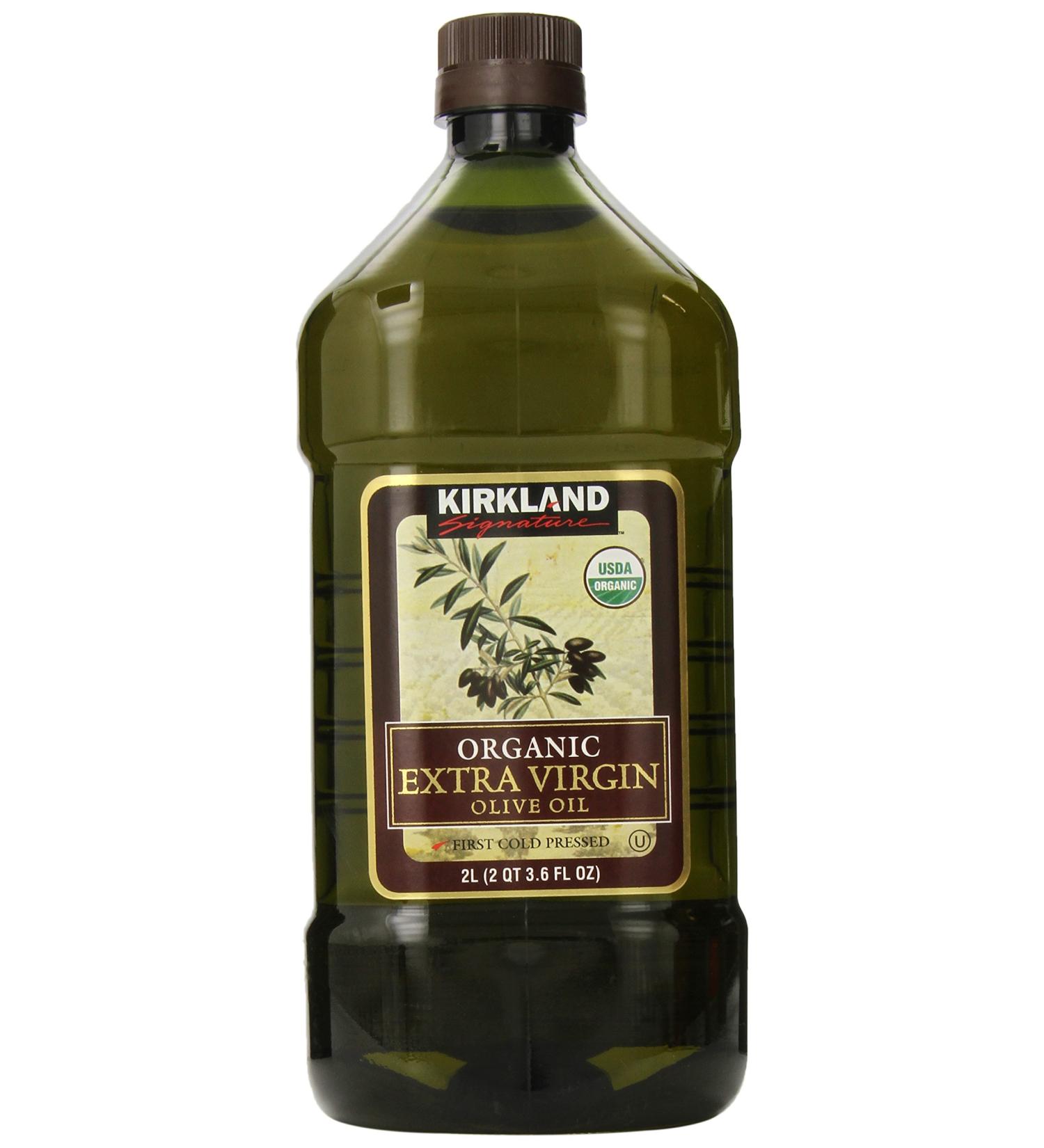 Kirkland Signature Organic Extra Virgin Olive Oil 2L - 3.6 Fl Oz (Pack of 1) - Buy Online on GoSupps.com