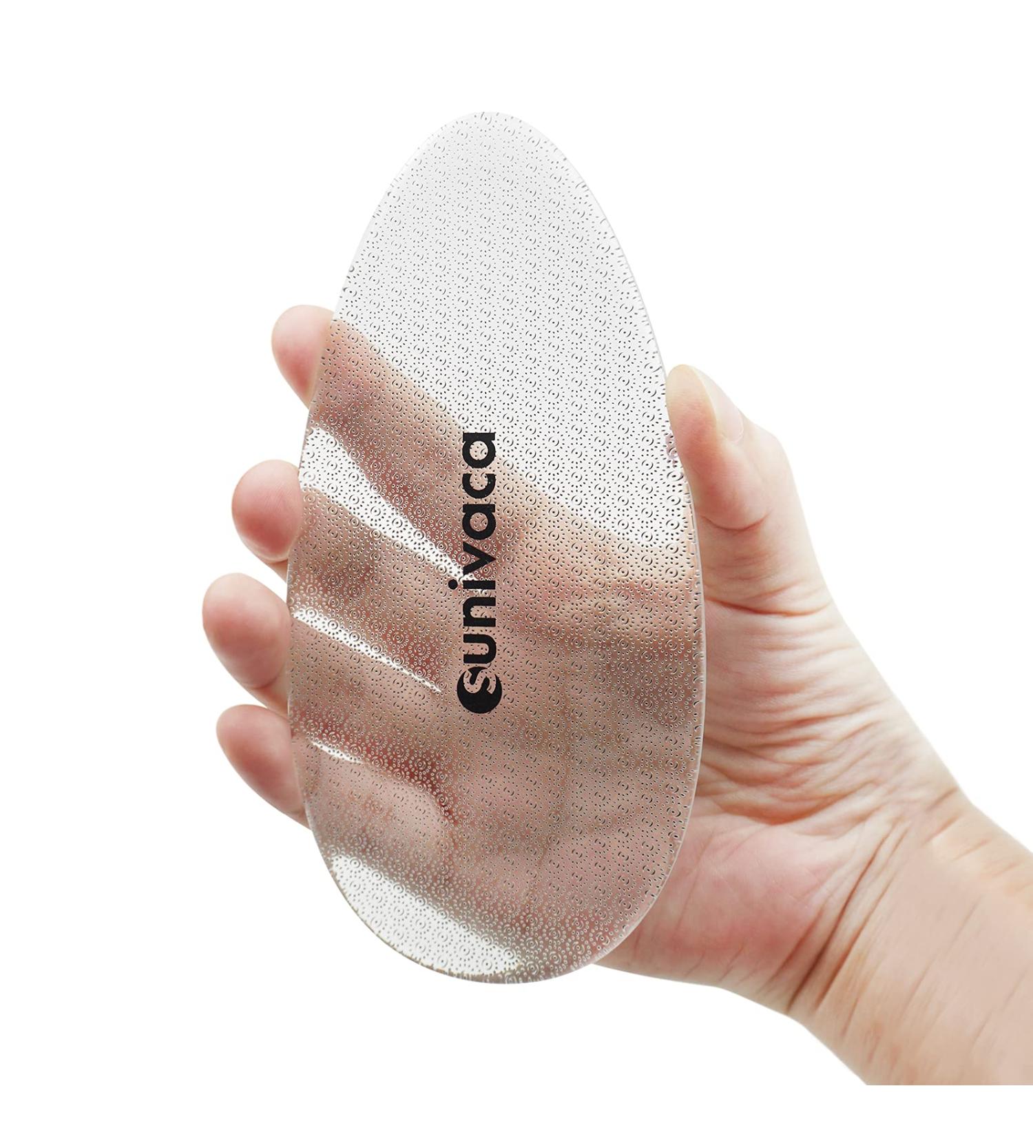 Professional Glass Foot File & Callus Remover - Diabetic Foot Care Heel Scraper & Dead Skin Scrubber for Perfect Pedicure - Buy Online on GoSupps.com