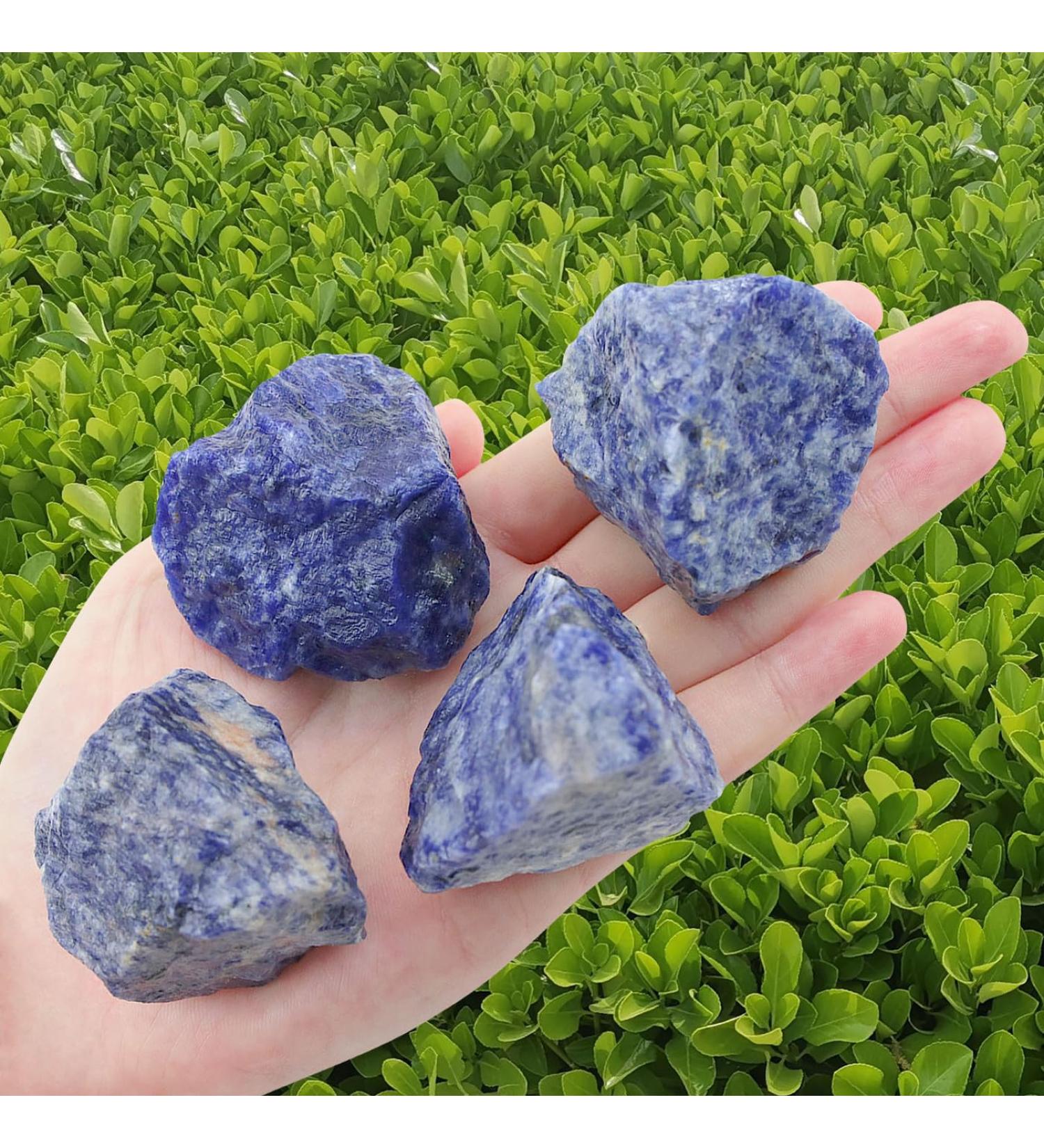 Xiannvxi 2 Lapis Lazuli Large Crystal Set - Natural Healing Stones for Water | Premium Quality 4pcs - Buy Online on GoSupps.com