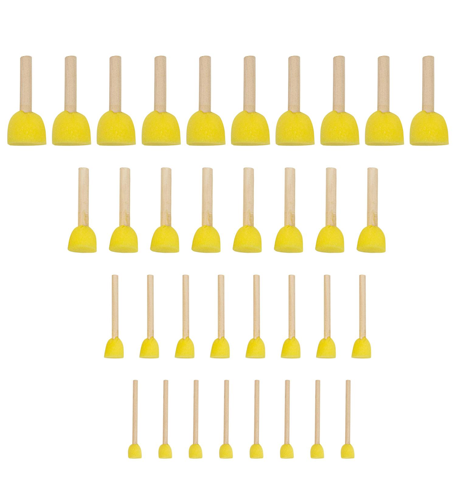 AUEAR 40 Pack Round Foam Sponges Brush Pouncers Dabbers Set - Assorted Size Paint Tools 0.59'' to 1.81 - Buy Online on GoSupps.com