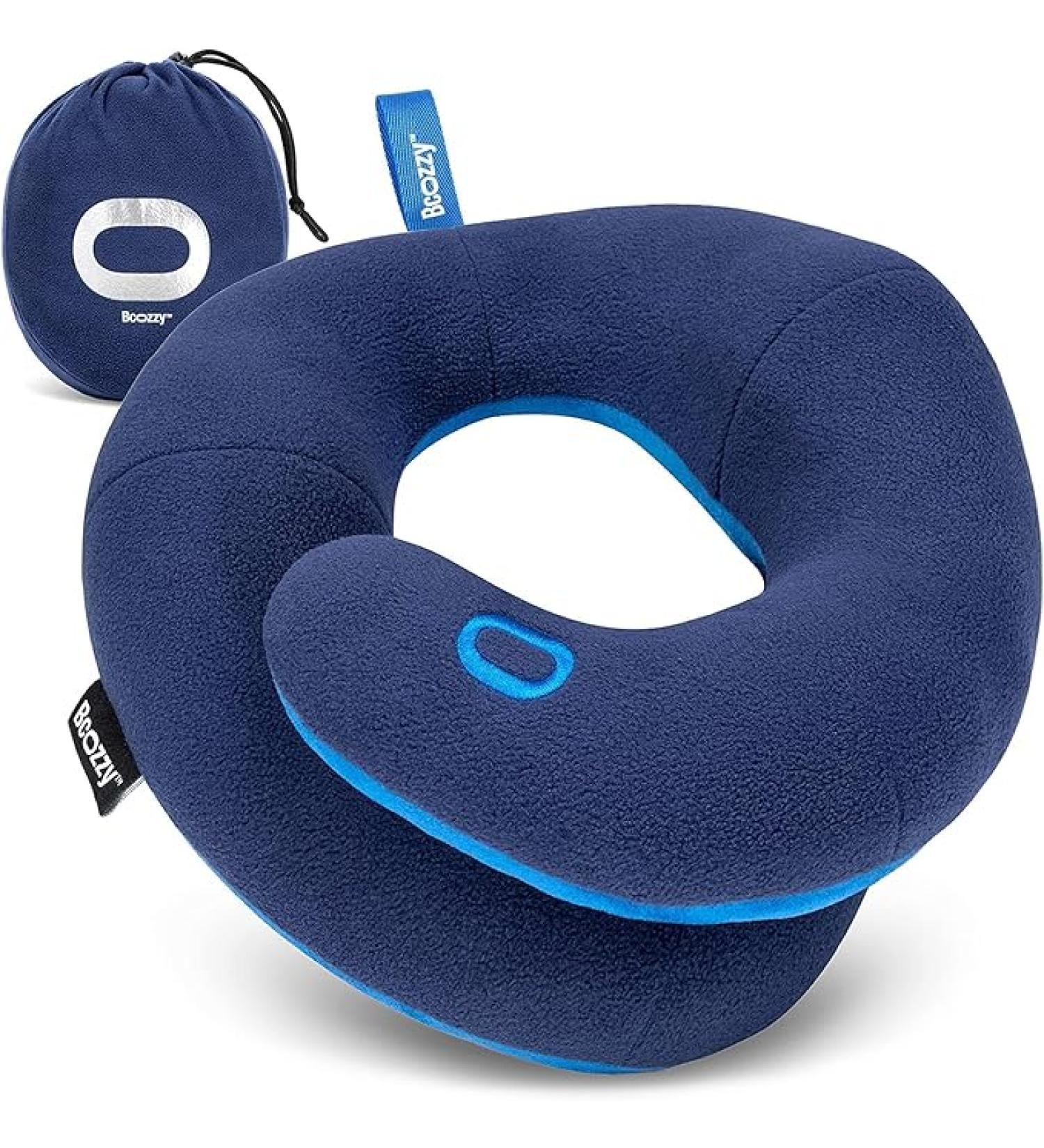 BCOZZY 3-7 Y/O Kids Travel Pillow for Car & Airplane  Soft Kids Neck Pillow for Traveling in Car Seat  Provides Double Support for Toddlers Head & Chin in Road Trips  Washable  Small Size  Navy - Buy Online on GoSupps.com