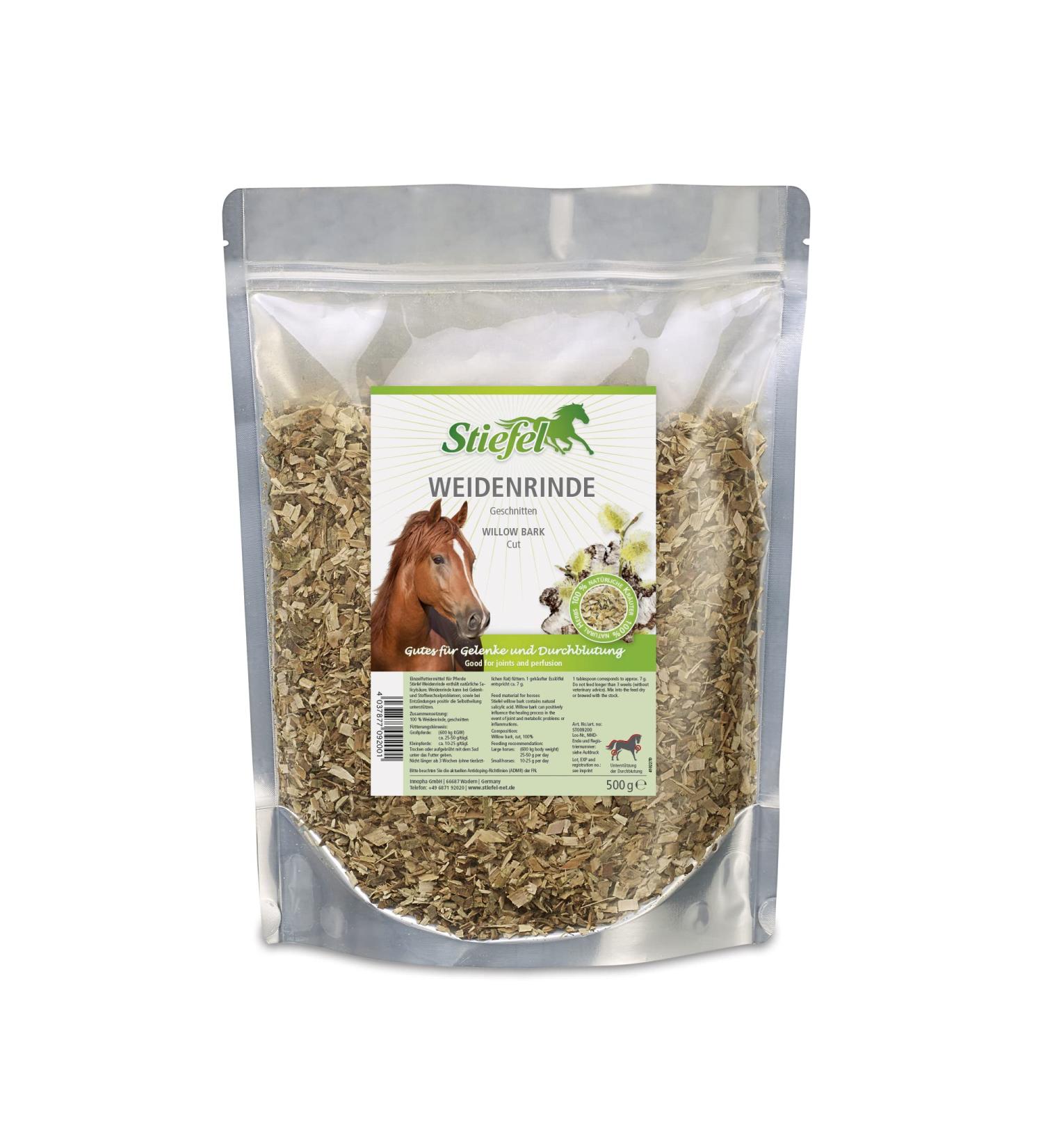 Buy Stiefel Willow Bark Cut 500g - Premium Herbal Tea | International Shipping Available - Buy Online on GoSupps.com